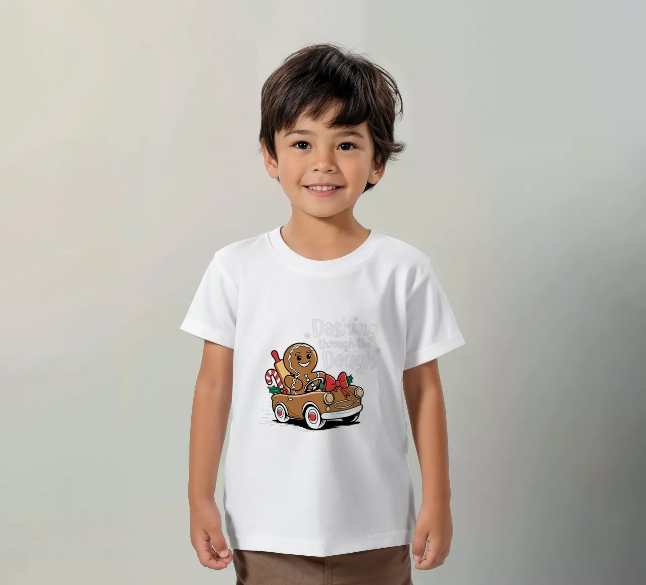 Dashing through the Dough t-shirt bambini da edsonramosart