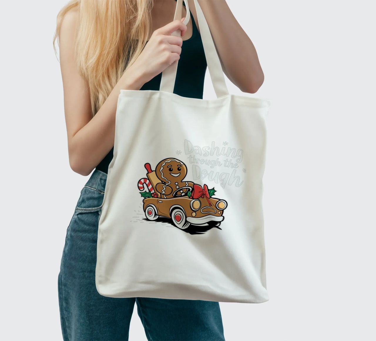 Dashing through the Dough borsa in juta da edsonramosart