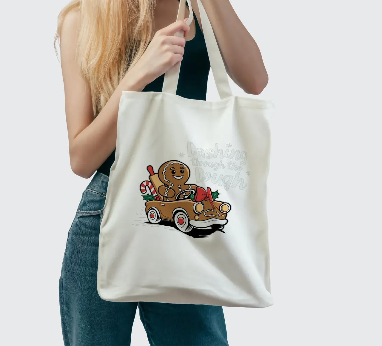 Dashing through the Dough borsa in juta da edsonramosart