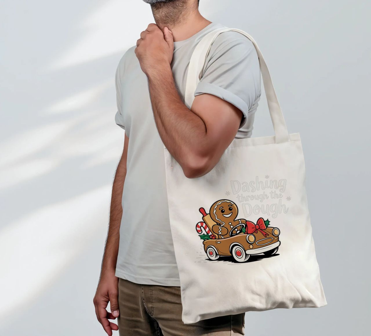 Dashing through the Dough borsa in juta da edsonramosart