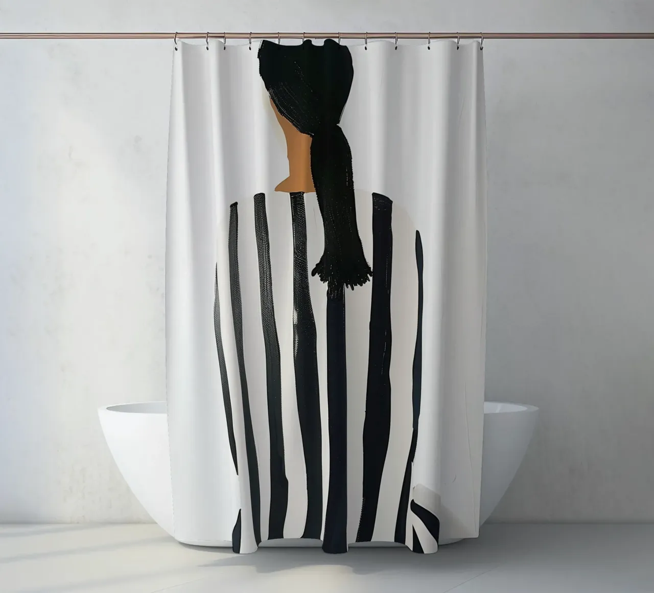 Boho Bella Vita 15 People 4 tenda da doccia da Boho Print Collection