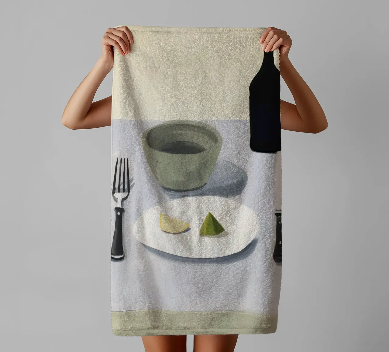 Boho Bella Vita 16 Table 2 toalla de baño de Boho Print Collection