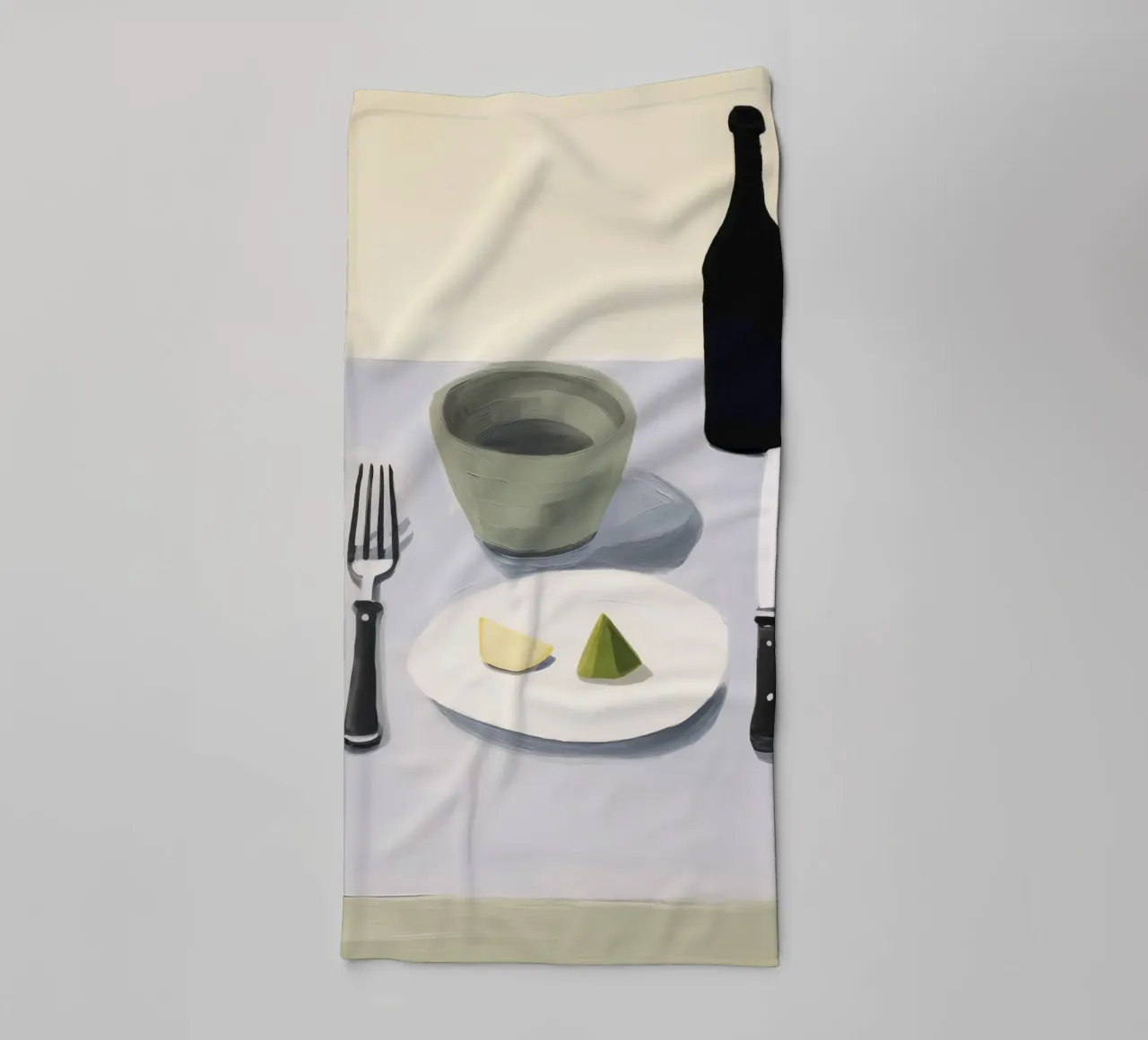Boho Bella Vita 16 Table 2 toalla de baño de Boho Print Collection