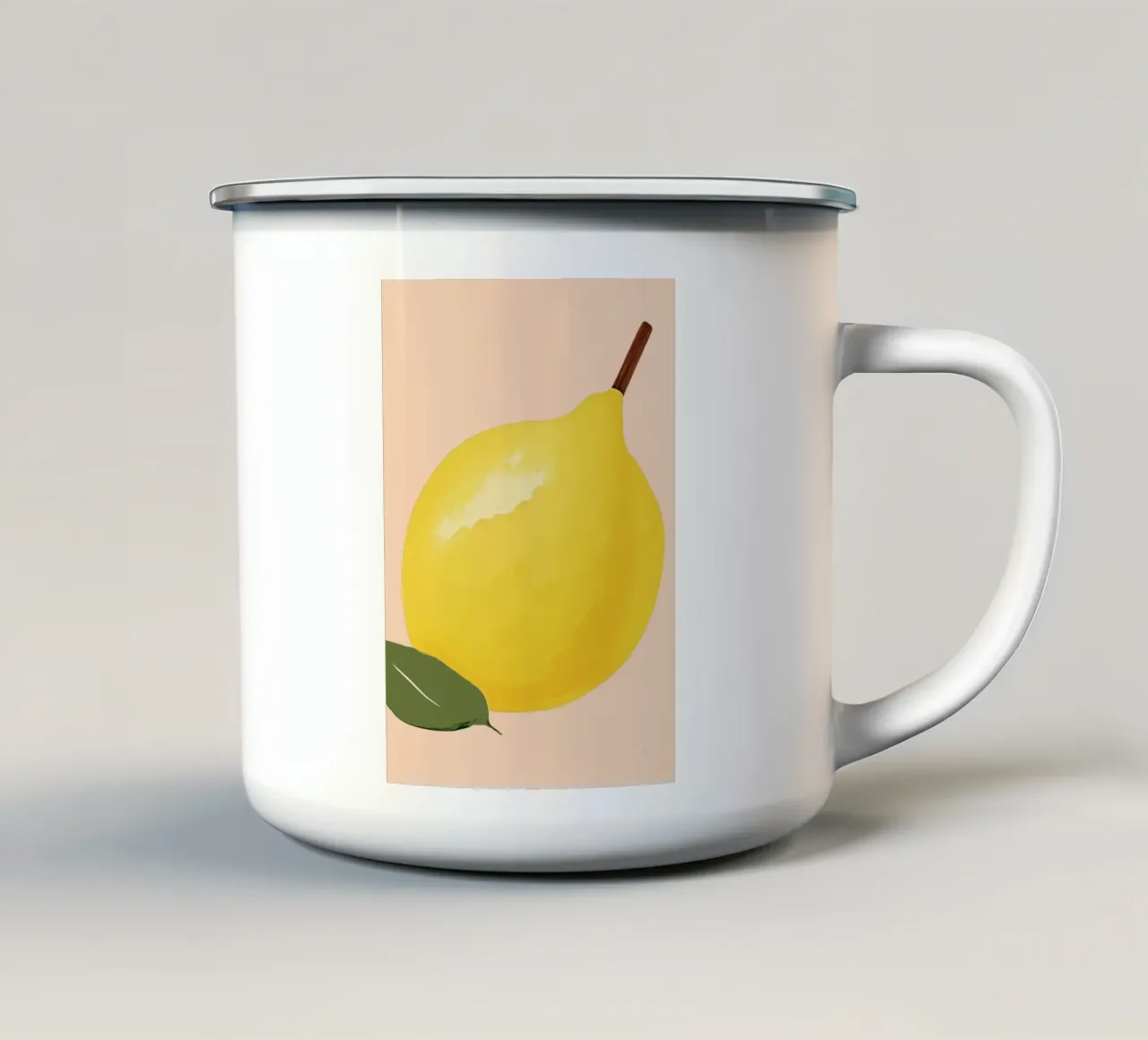 Boho Bella Vita 17 Lemons 1 tazza in smalto da Boho Print Collection