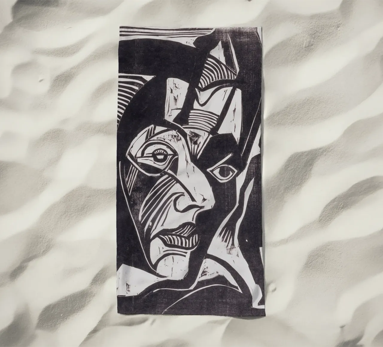 Ernst Ludwig Kirchner - Autoritratto telo mare da ARTOTHEK