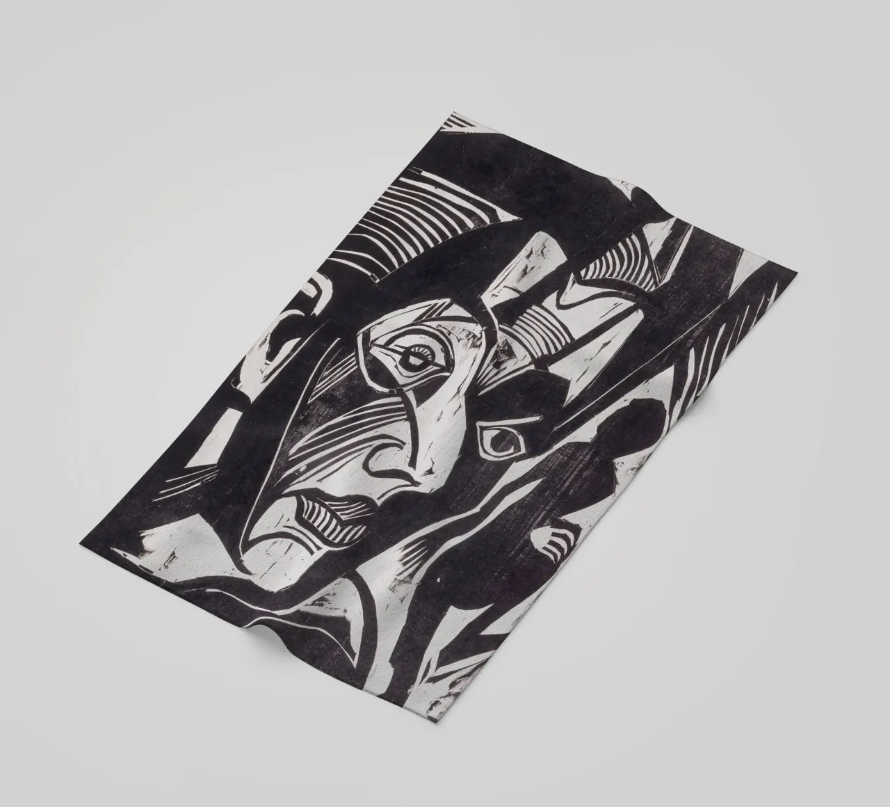 Ernst Ludwig Kirchner - Autoritratto telo mare da ARTOTHEK