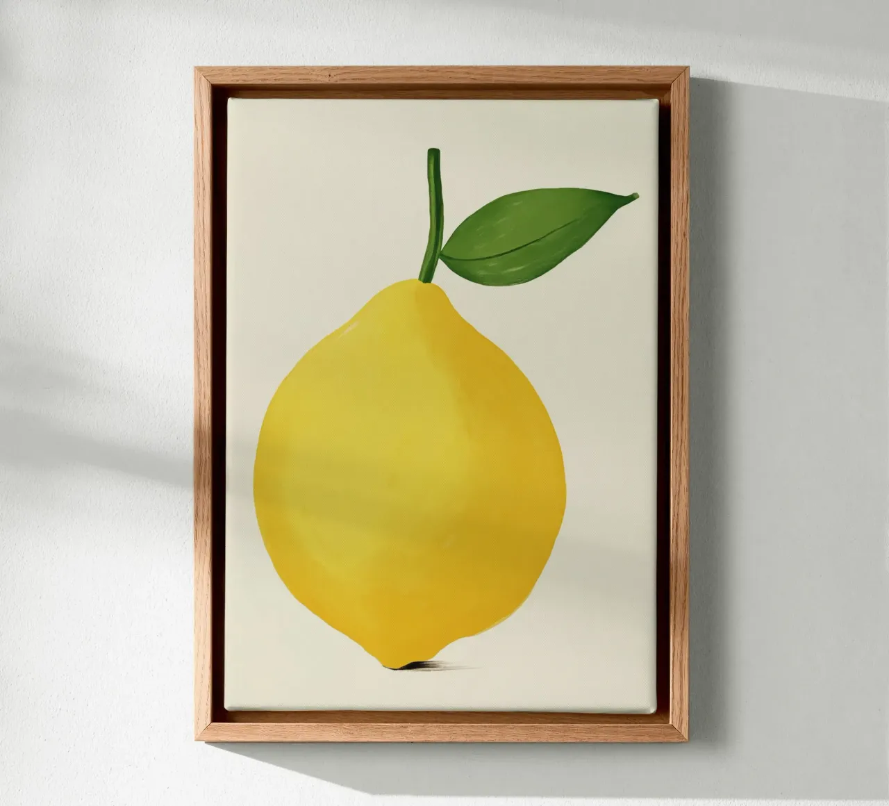 Boho Bella Vita 17 Lemons 2 tela con Cornice a cassetta da Boho Print Collection