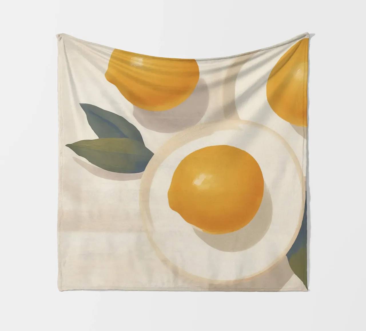 Boho Bella Vita 17 Lemons 3 coperta in pile da Boho Print Collection