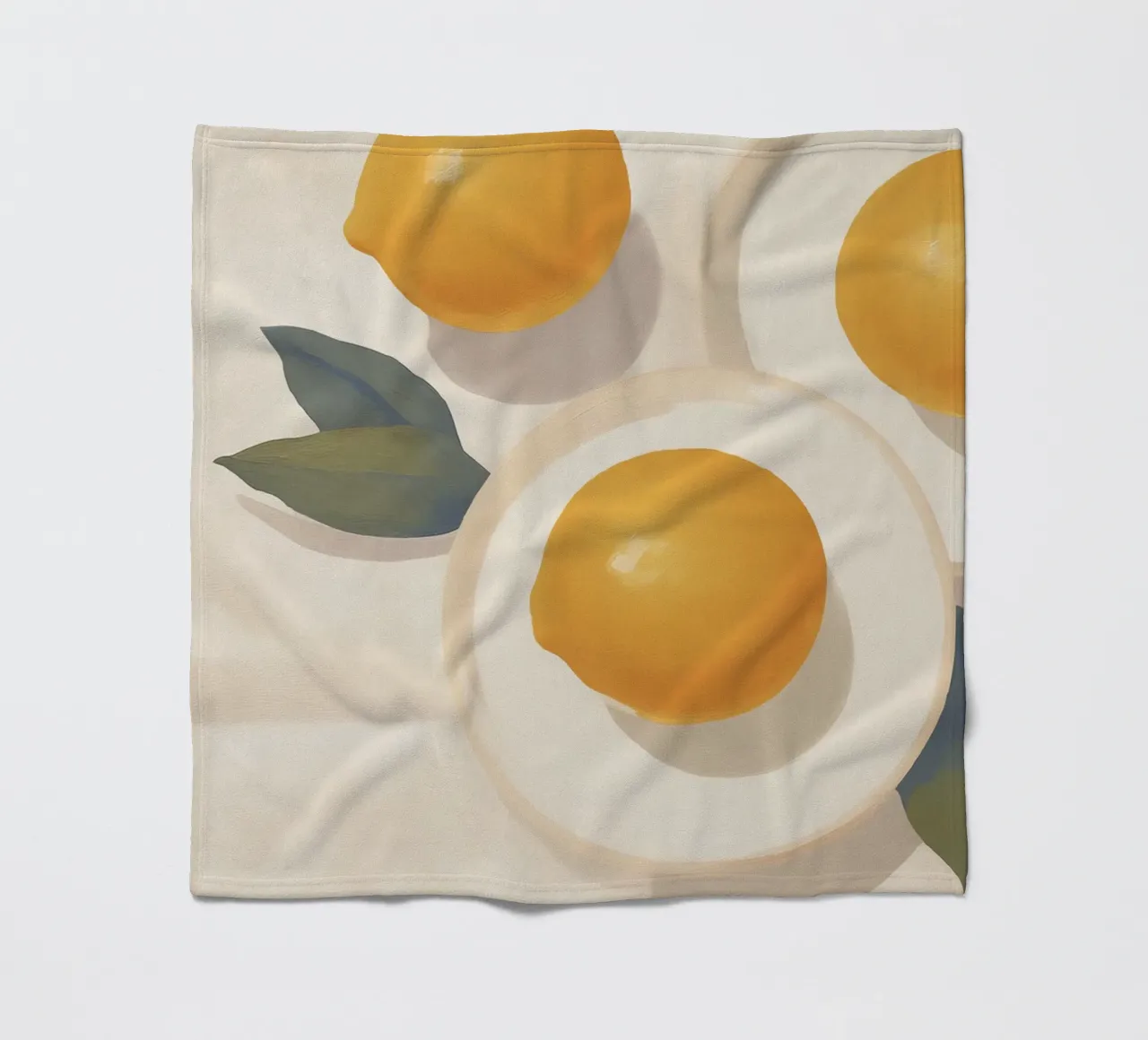 Boho Bella Vita 17 Lemons 3 coperta in pile da Boho Print Collection