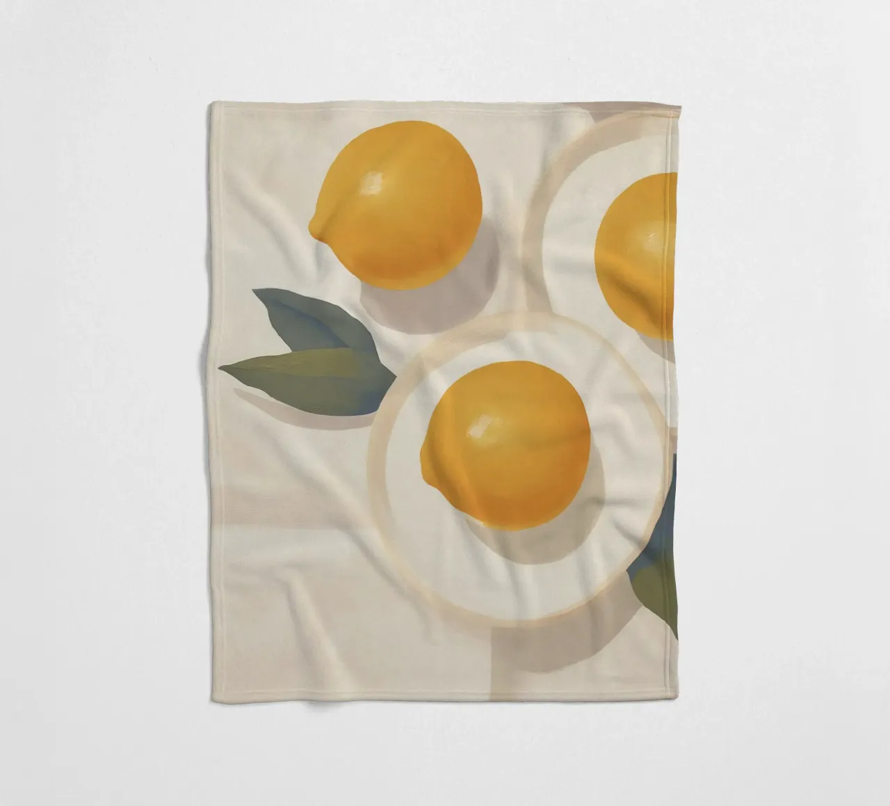 Boho Bella Vita 17 Lemons 3 coperta in pile da Boho Print Collection