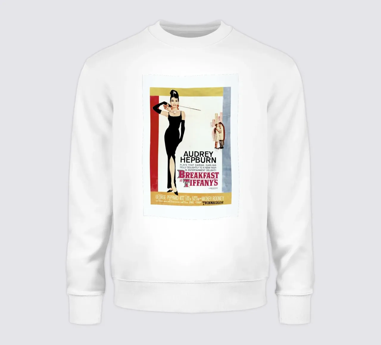 Audrey Hepburn, Breakfast at Tiffany's, 1961 sudadera de Gallery Print and Art Limited