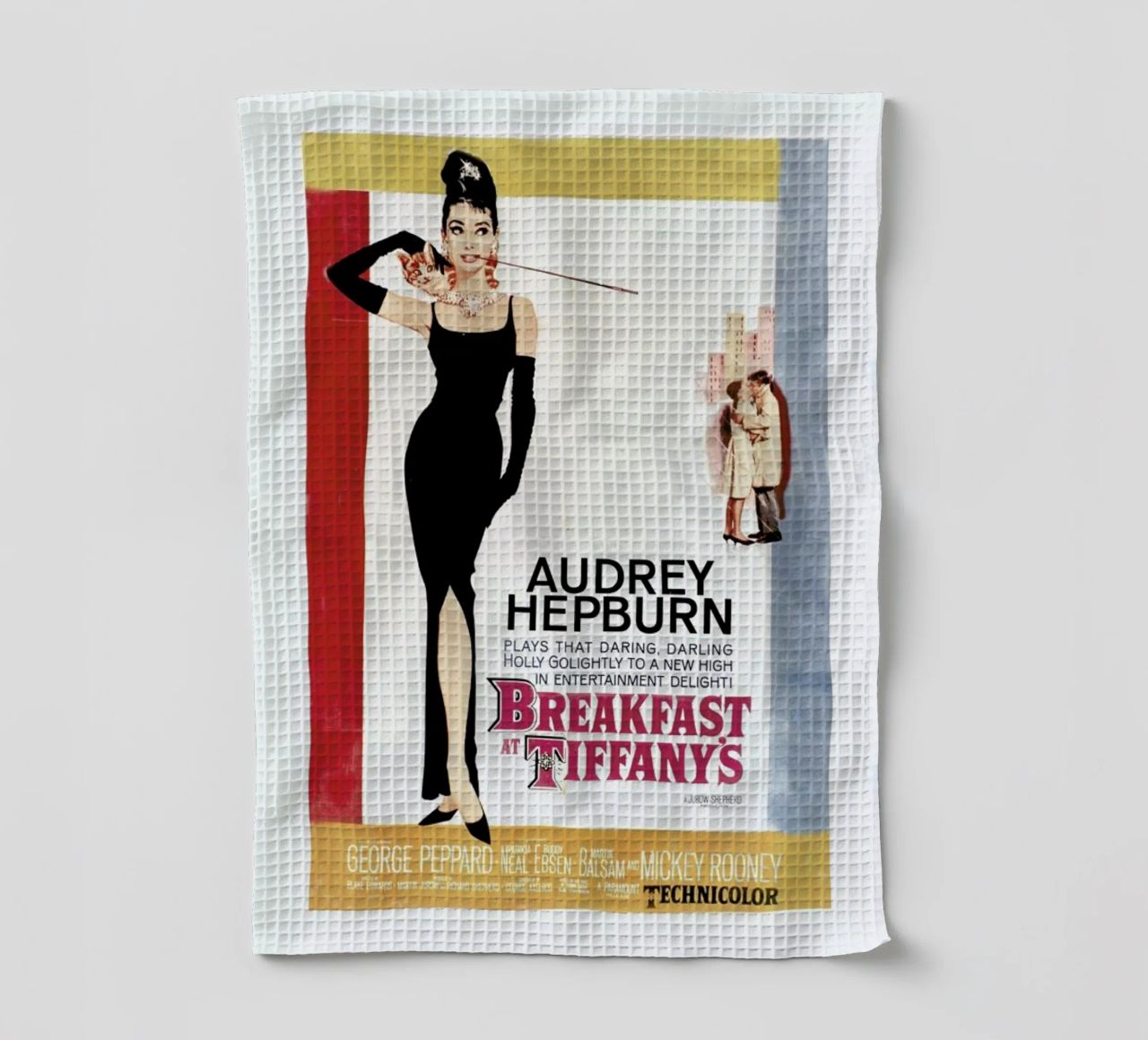 Audrey Hepburn, Breakfast at Tiffany's, 1961 torchon de Gallery Print and Art Limited