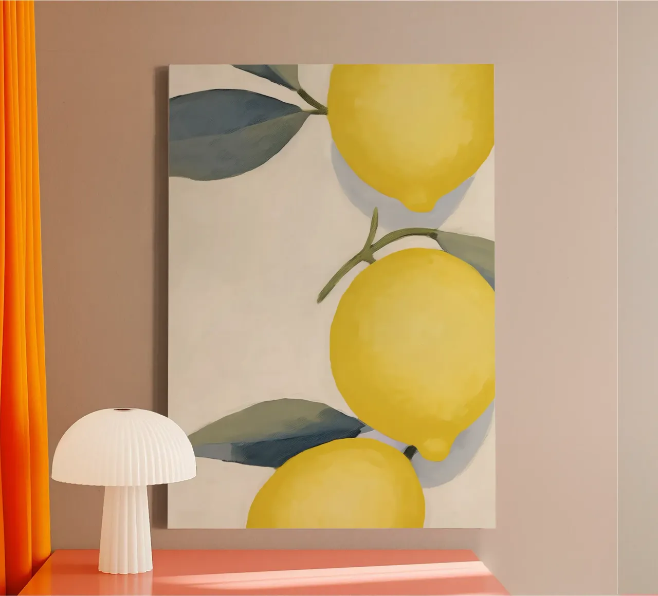 Boho Bella Vita 17 Lemons 4 canvas by Boho Print Collection