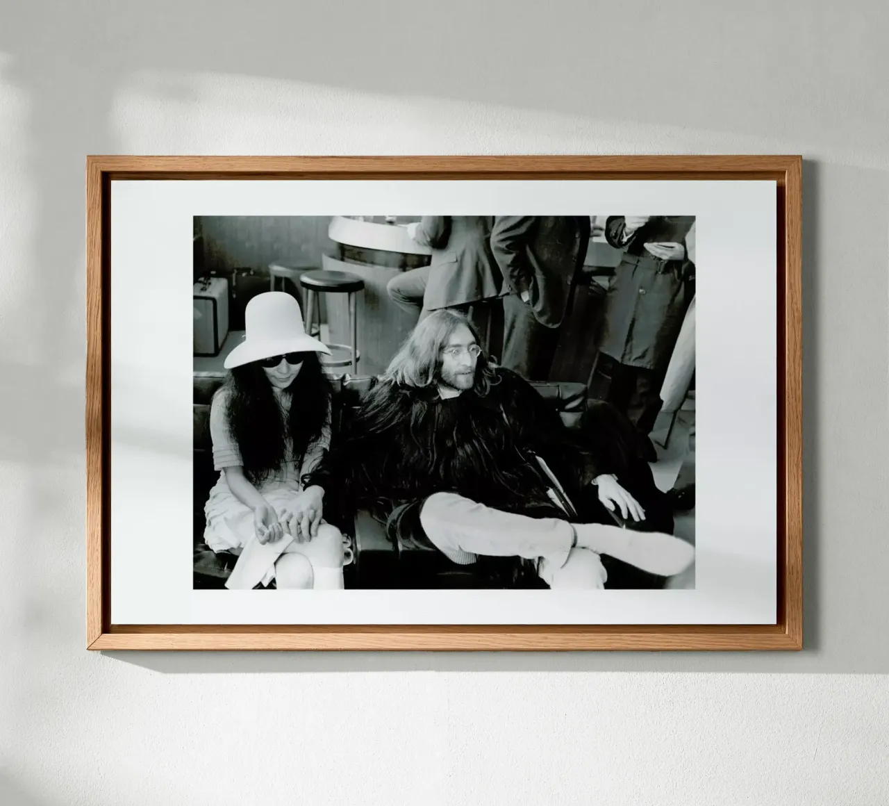 John Lennon and Yoko Ono canvas by Gallery Print and Art Limited