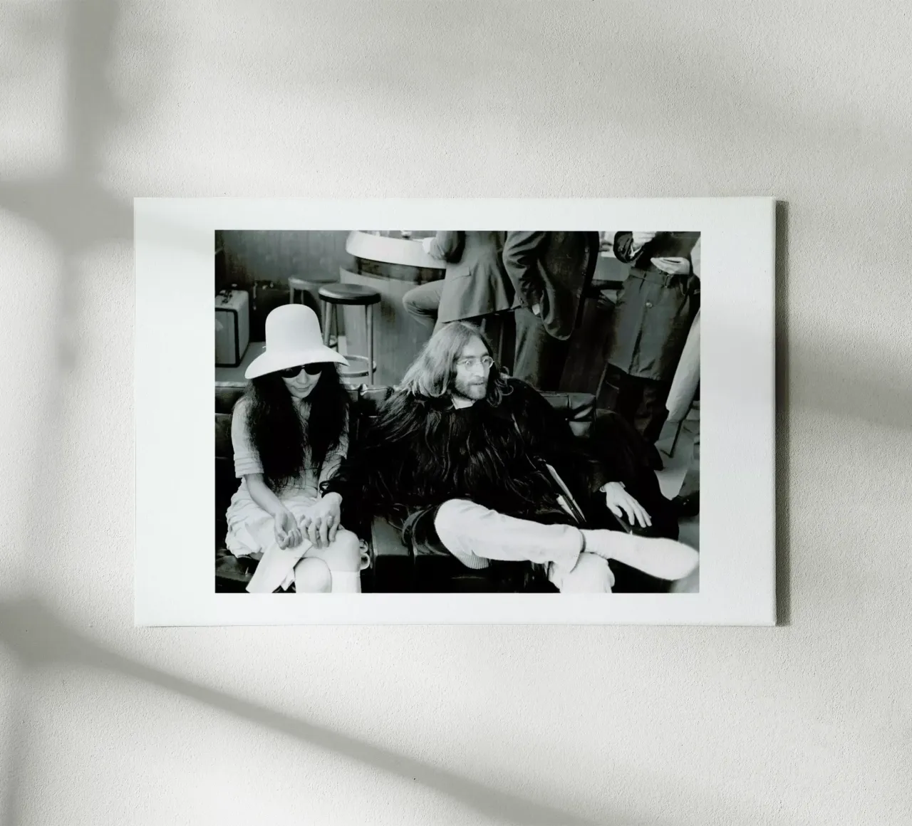 John Lennon and Yoko Ono canvas by Gallery Print and Art Limited
