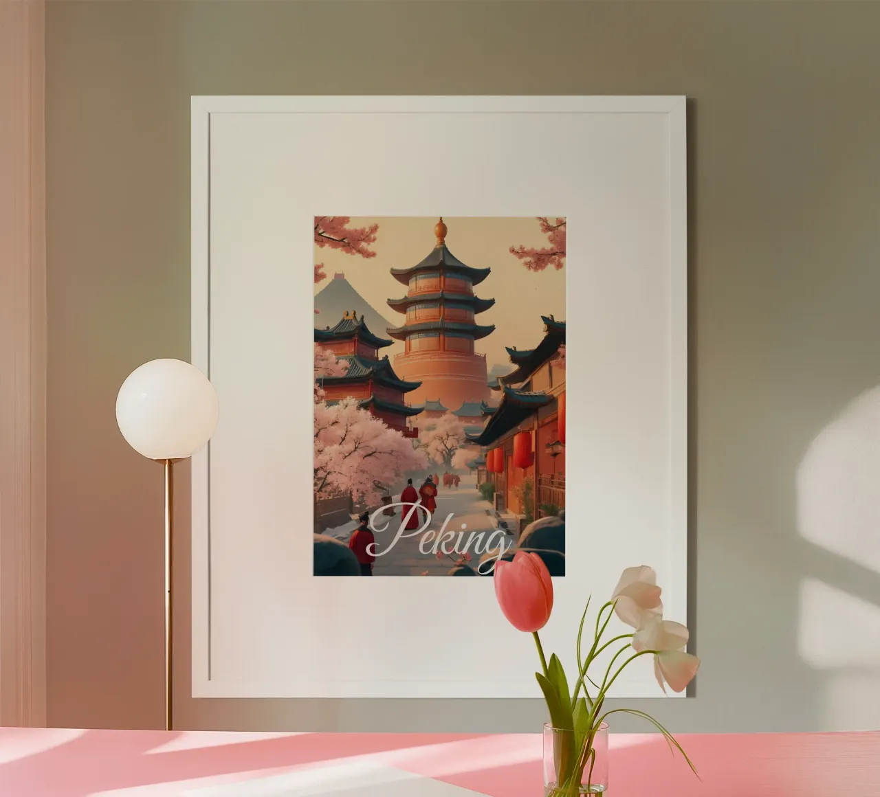 Pechino poster da Charnwood Prints