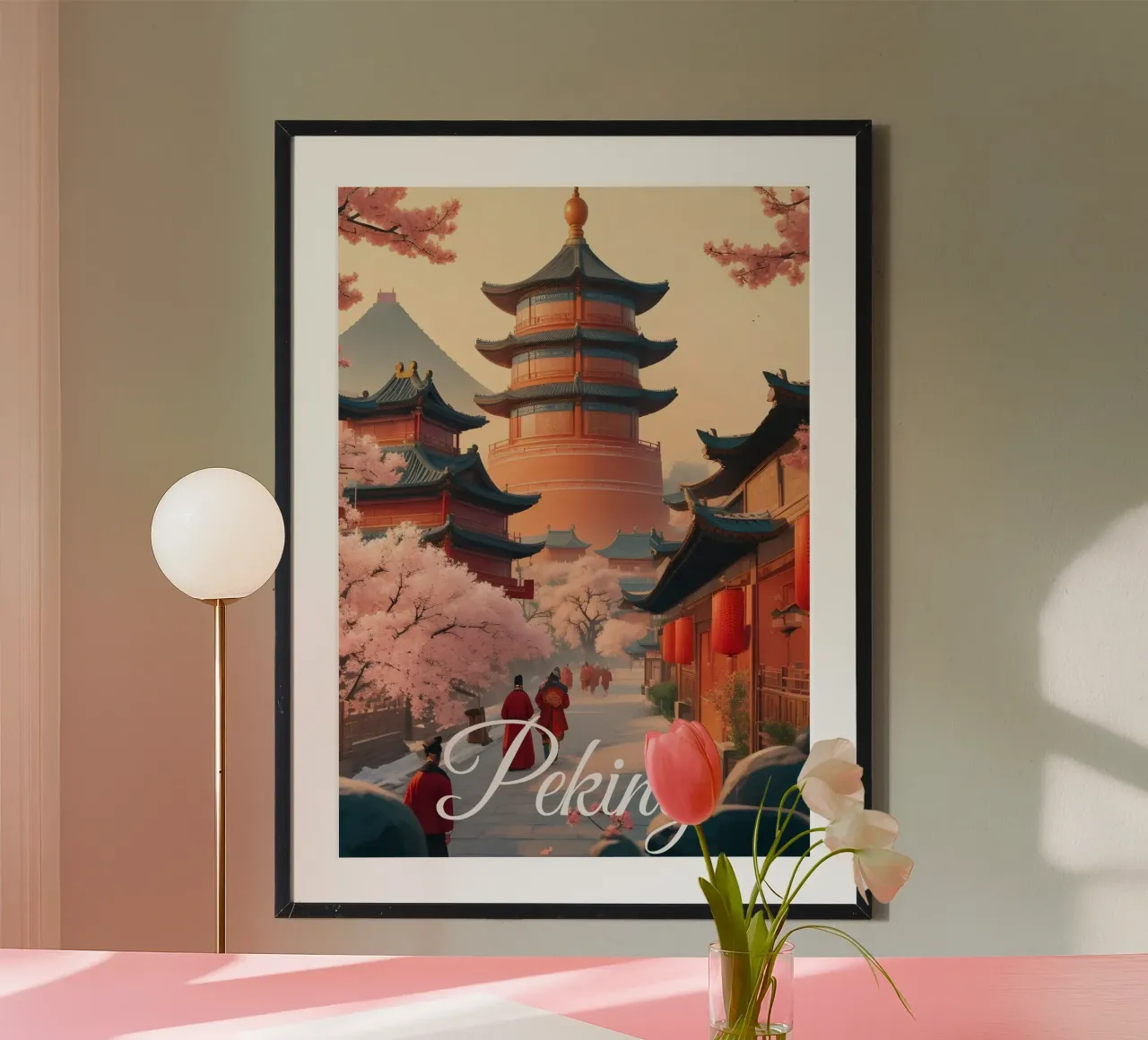 Pechino poster da Charnwood Prints