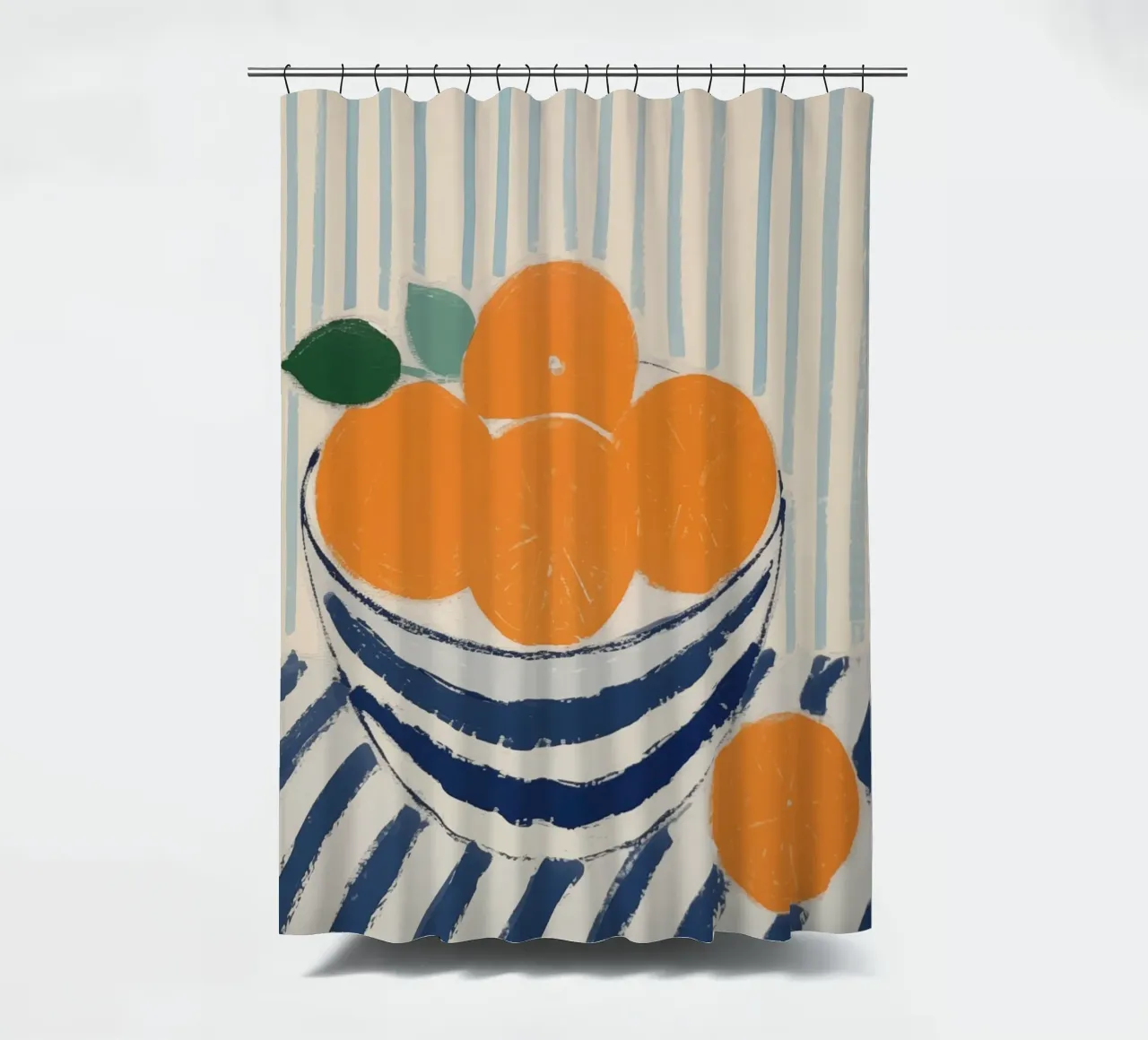 Boho Bella Vita 19 Oranges 1 tenda da doccia da Boho Print Collection