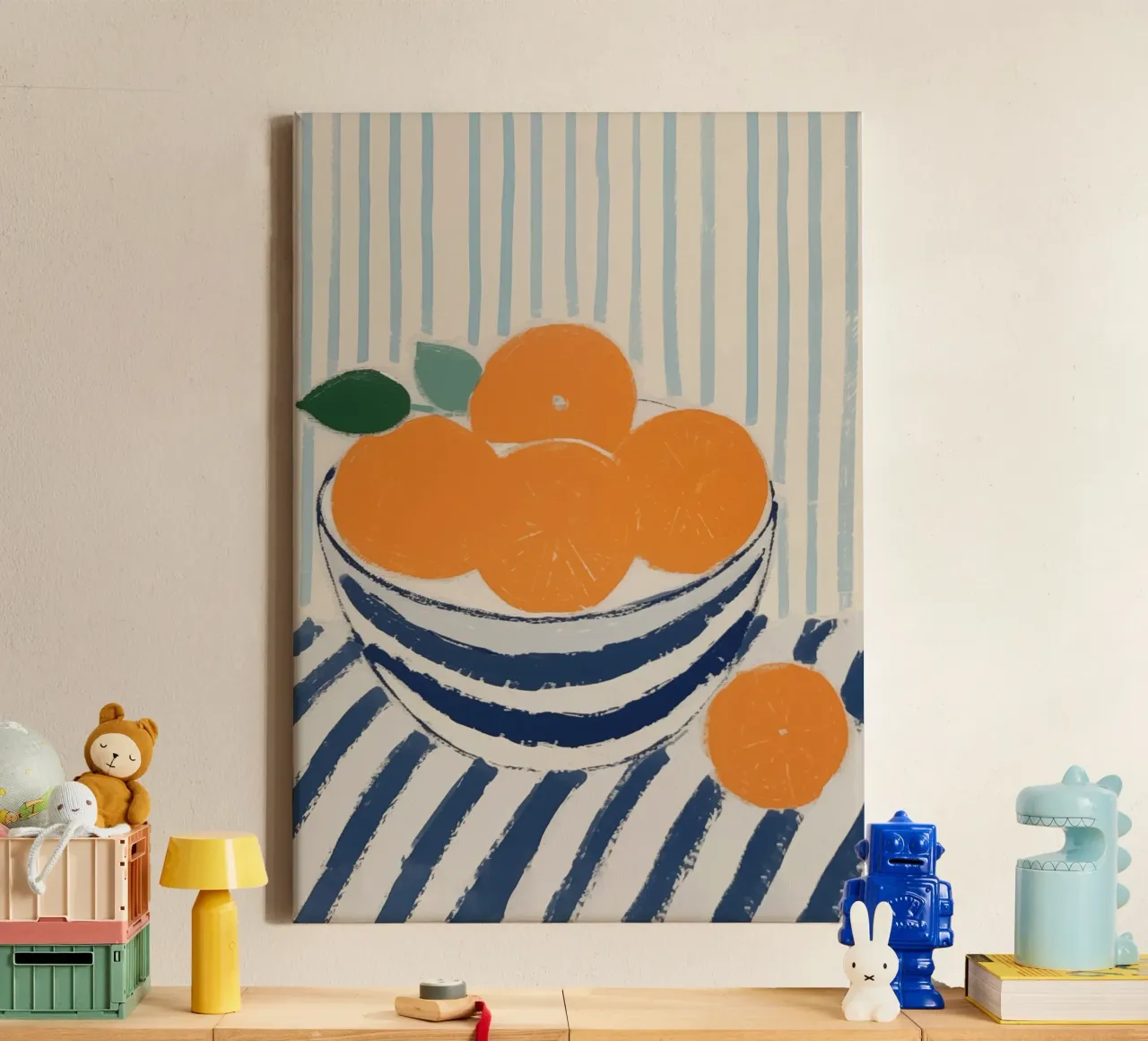 Boho Bella Vita 19 Oranges 1 canvas by Boho Print Collection