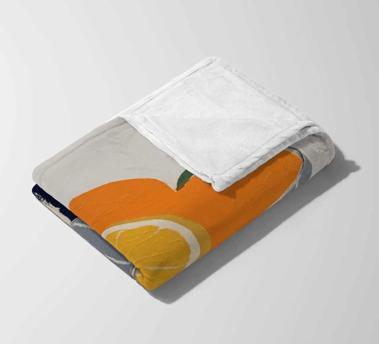 Boho Bella Vita 19 Oranges 2 coperta in pile da Boho Print Collection