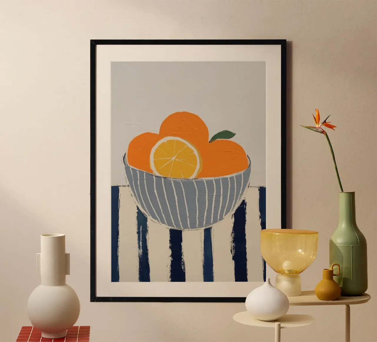 Boho Bella Vita 19 Oranges 2 carta hahnemühle da Boho Print Collection