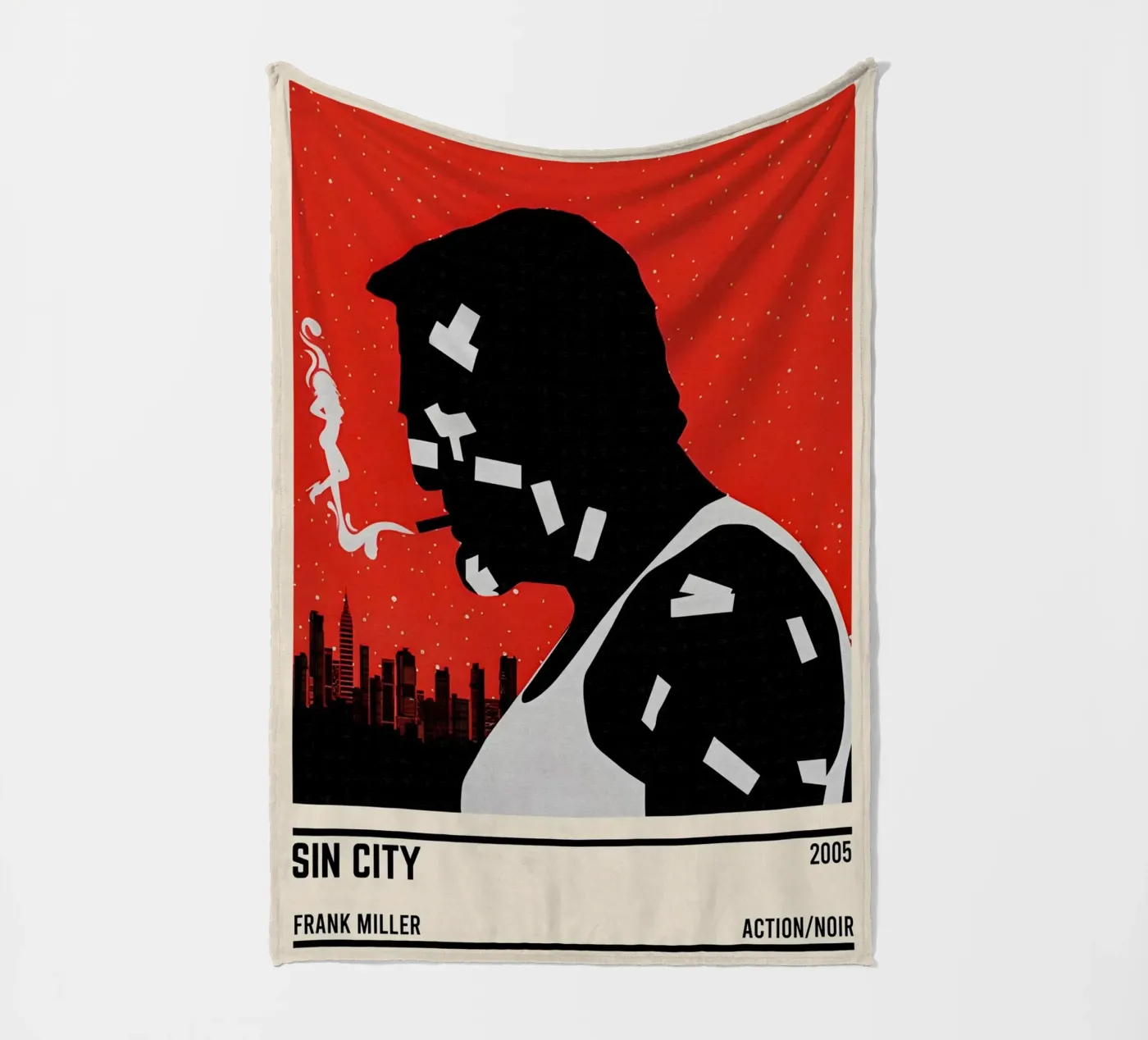Sin City Fleecedecke von TheArtstudio