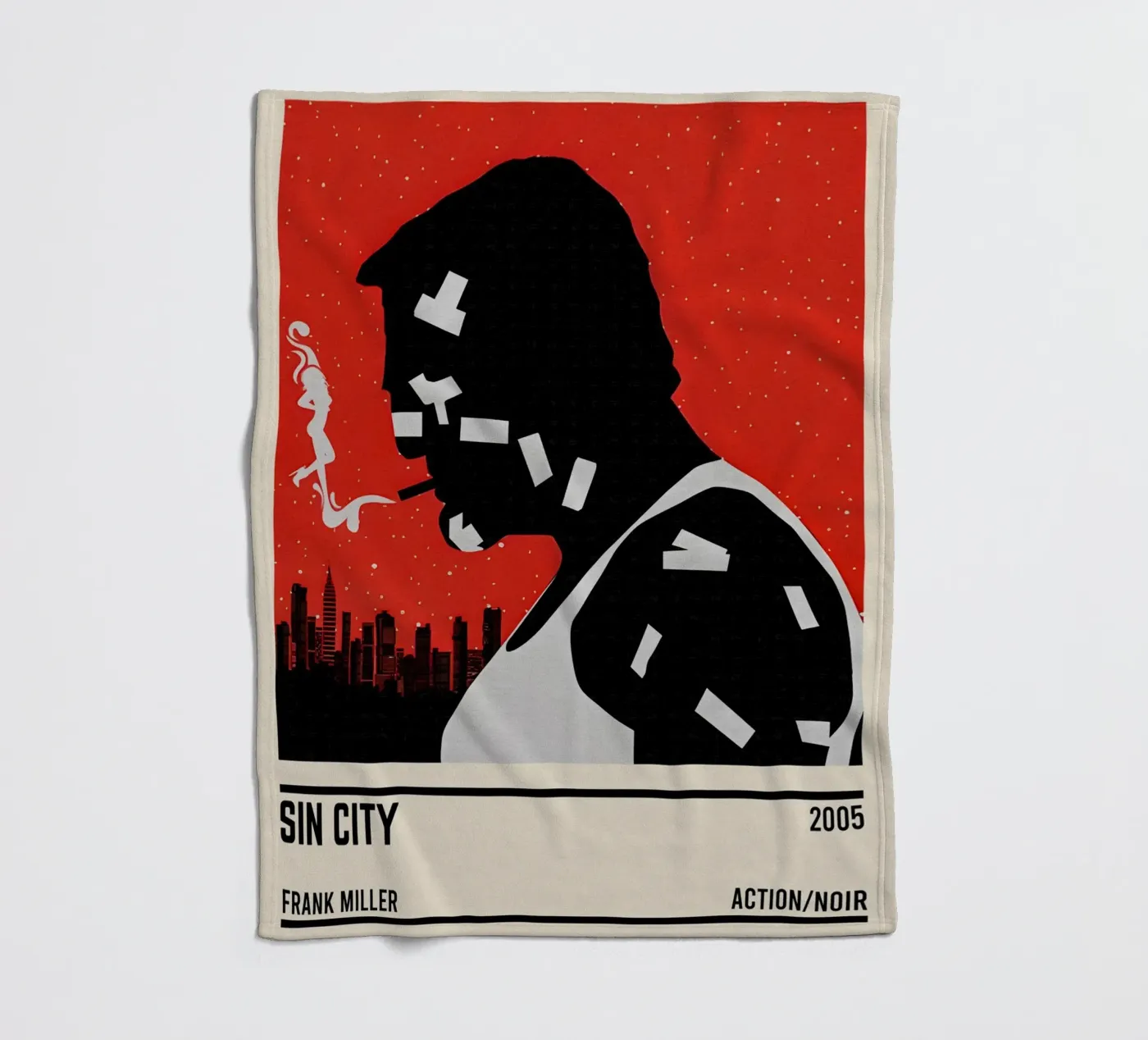 Sin City Fleecedecke von TheArtstudio