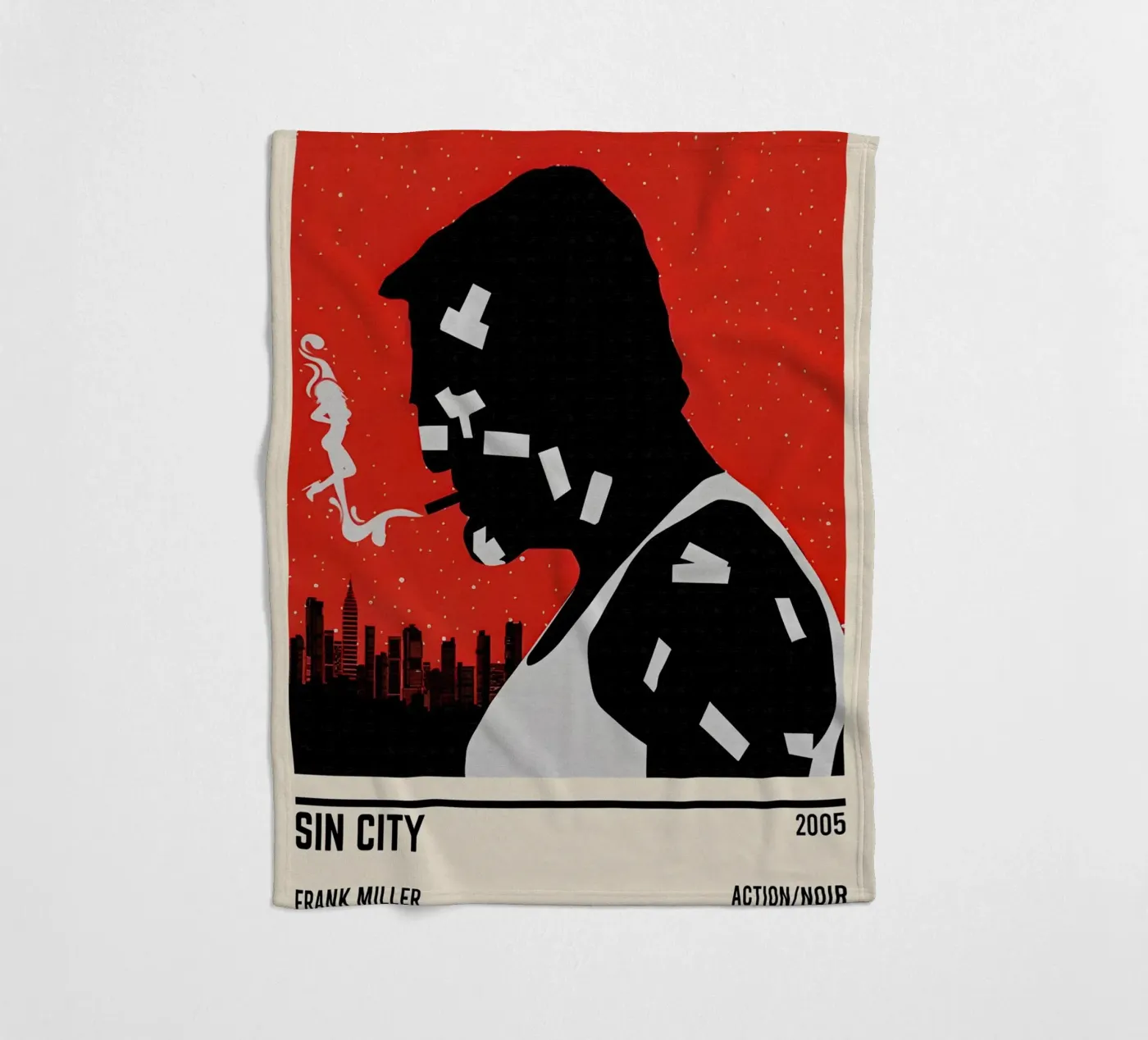Sin City Fleecedecke von TheArtstudio