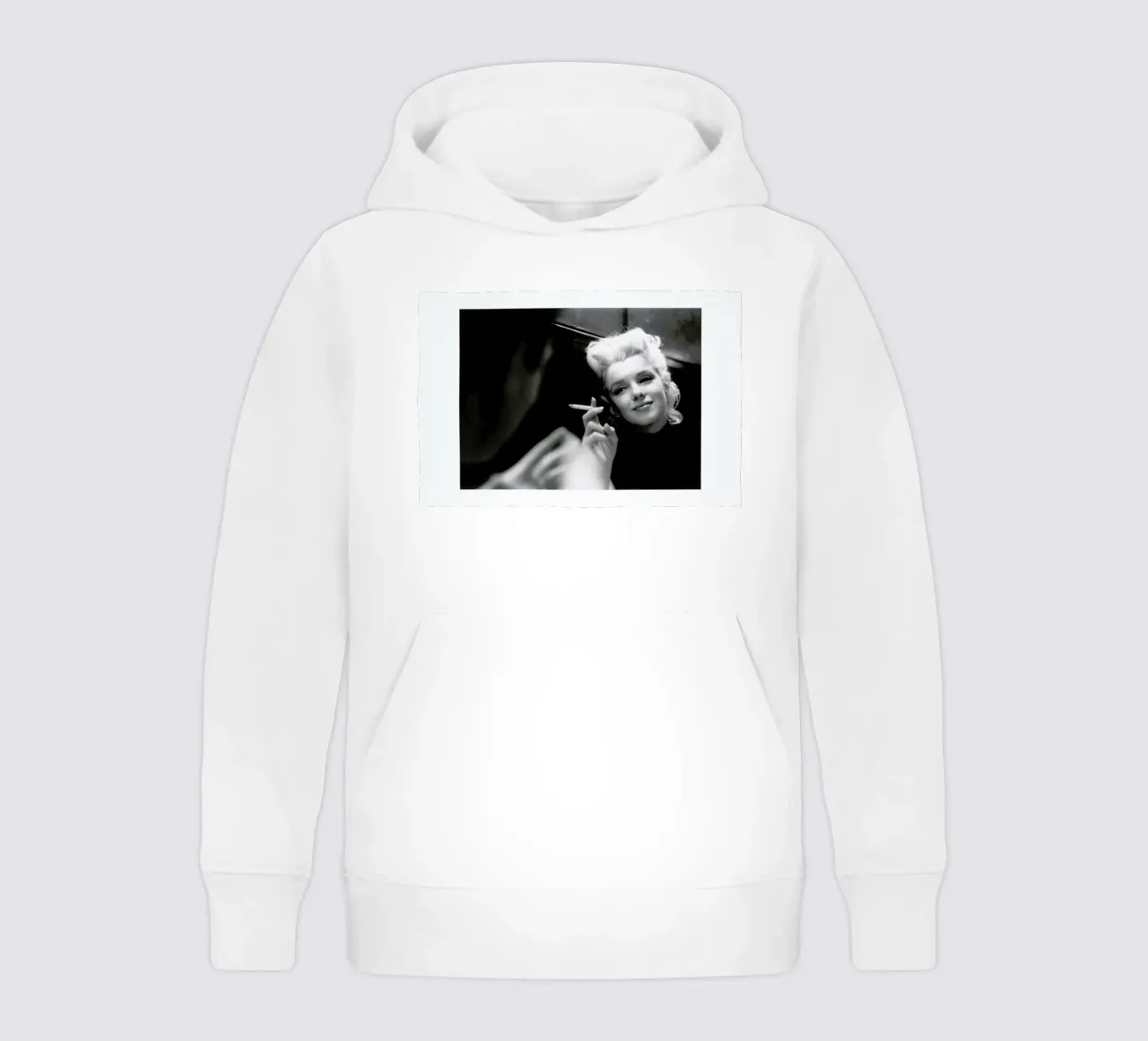 Marilyn Monroe in New York, 1955 kids hoodie by Gallery Print and Art Limited