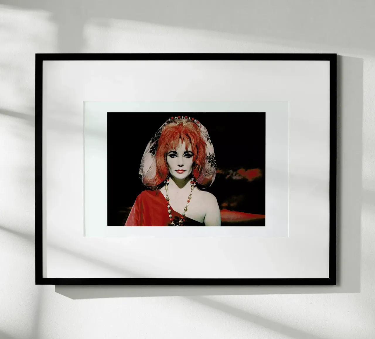 Elizabeth Taylor in Doctor Faustus, 1967 poster with wooden frame by Gallery Print and Art Limited