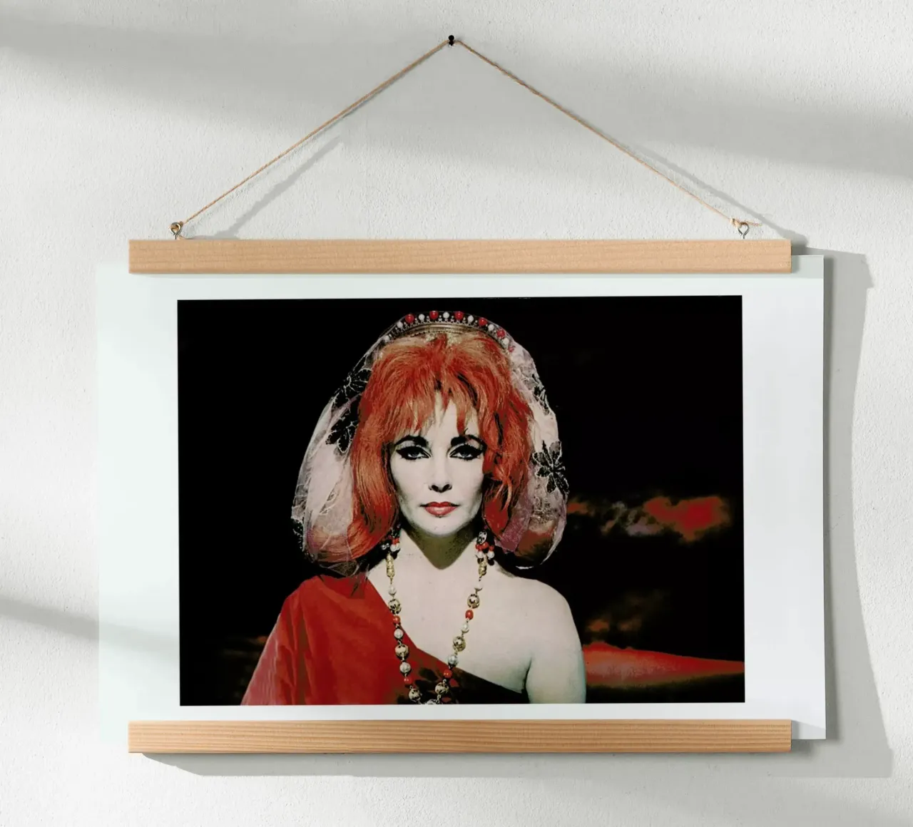 Elizabeth Taylor in Doctor Faustus, 1967 poster with wooden frame by Gallery Print and Art Limited