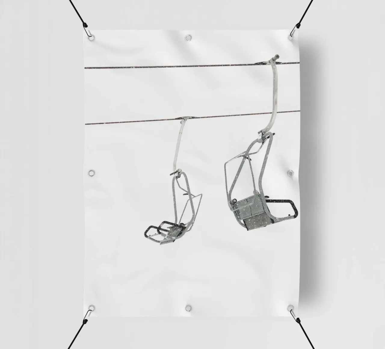Seggiovia minimalista invernale telo in pvc da Whole©