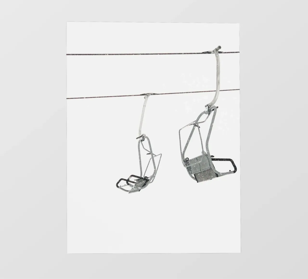 Seggiovia minimalista invernale telo in pvc da Whole©