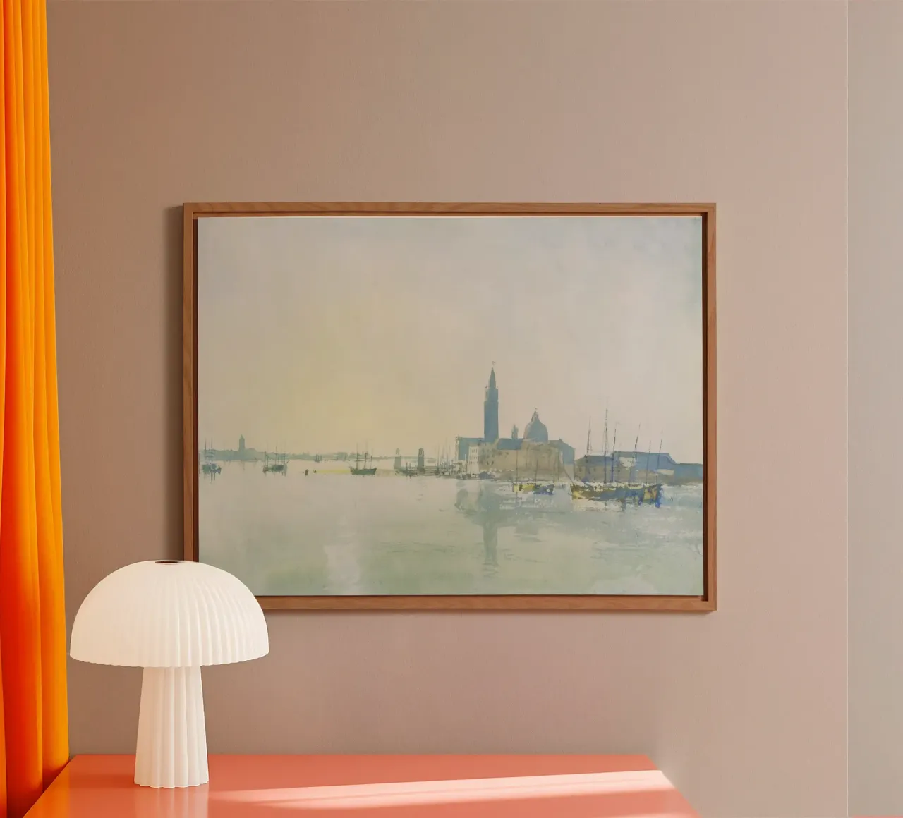 William Turner - Mattino a Venezia alluminio dibond da ARTOTHEK