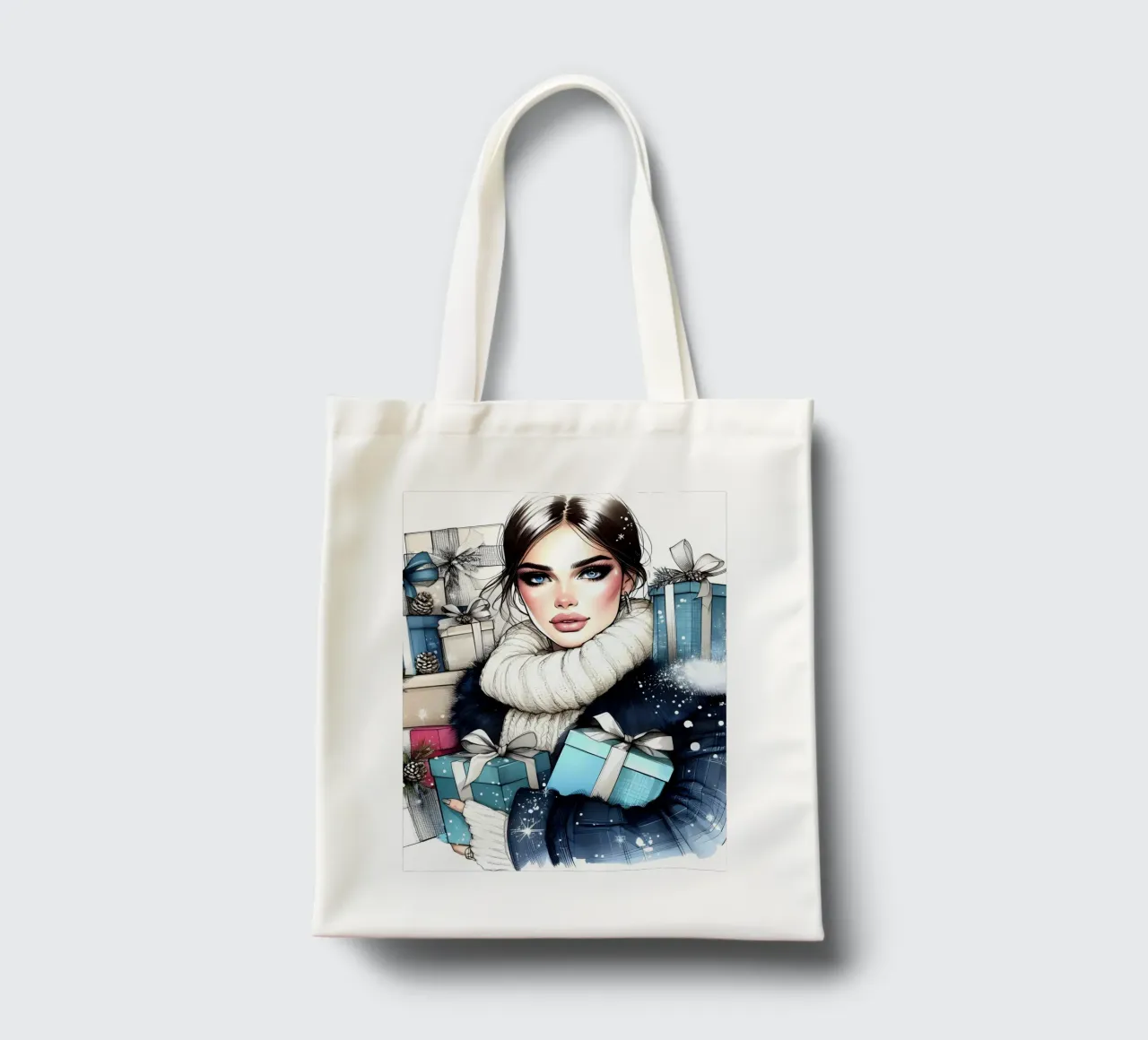 CADEAUX DE NOËL ET CADEAUX tote bag de ARTOMATIC