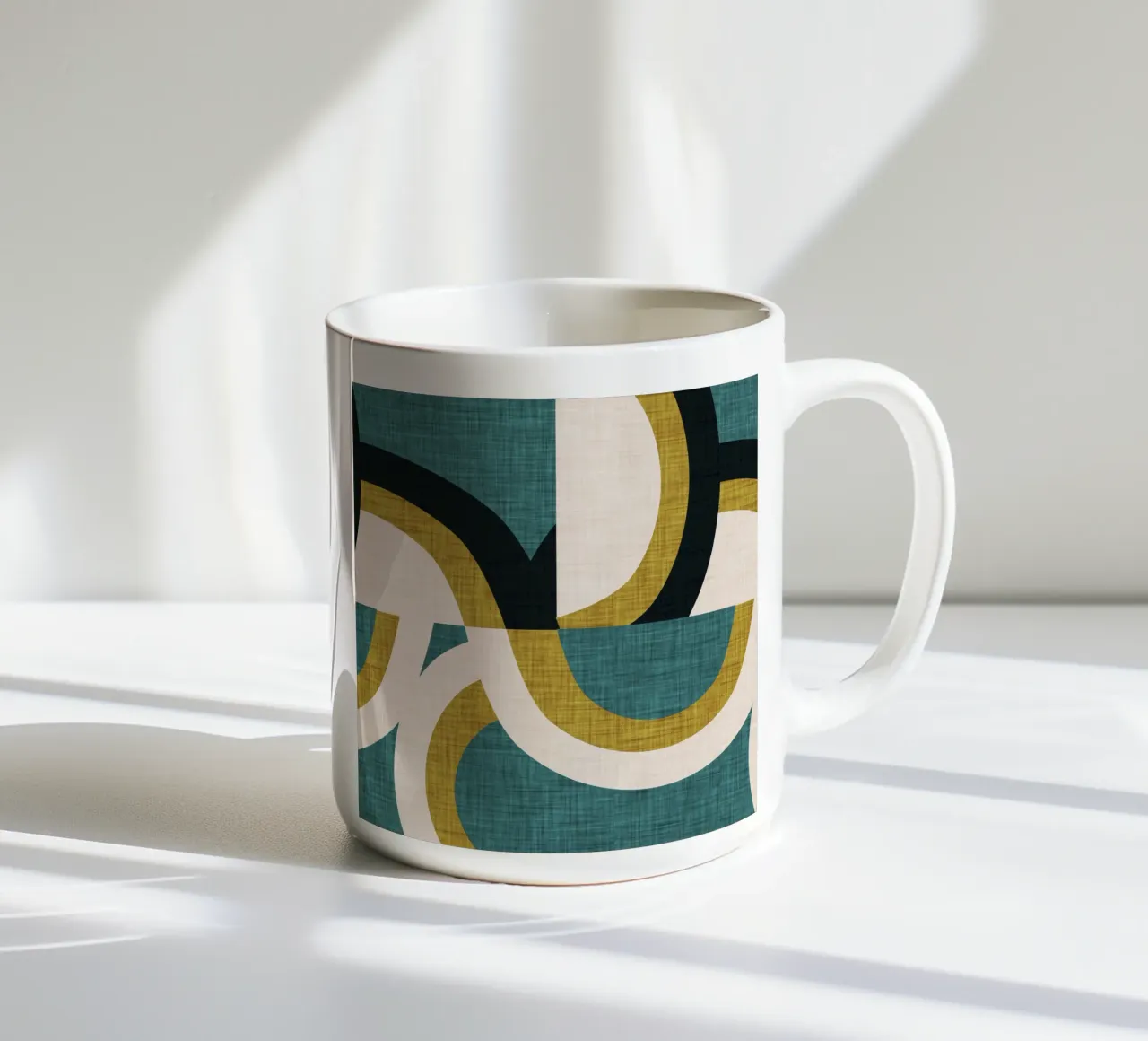 Nuovo Mid Mod Freeway Olive tazza in ceramica da susanacosta