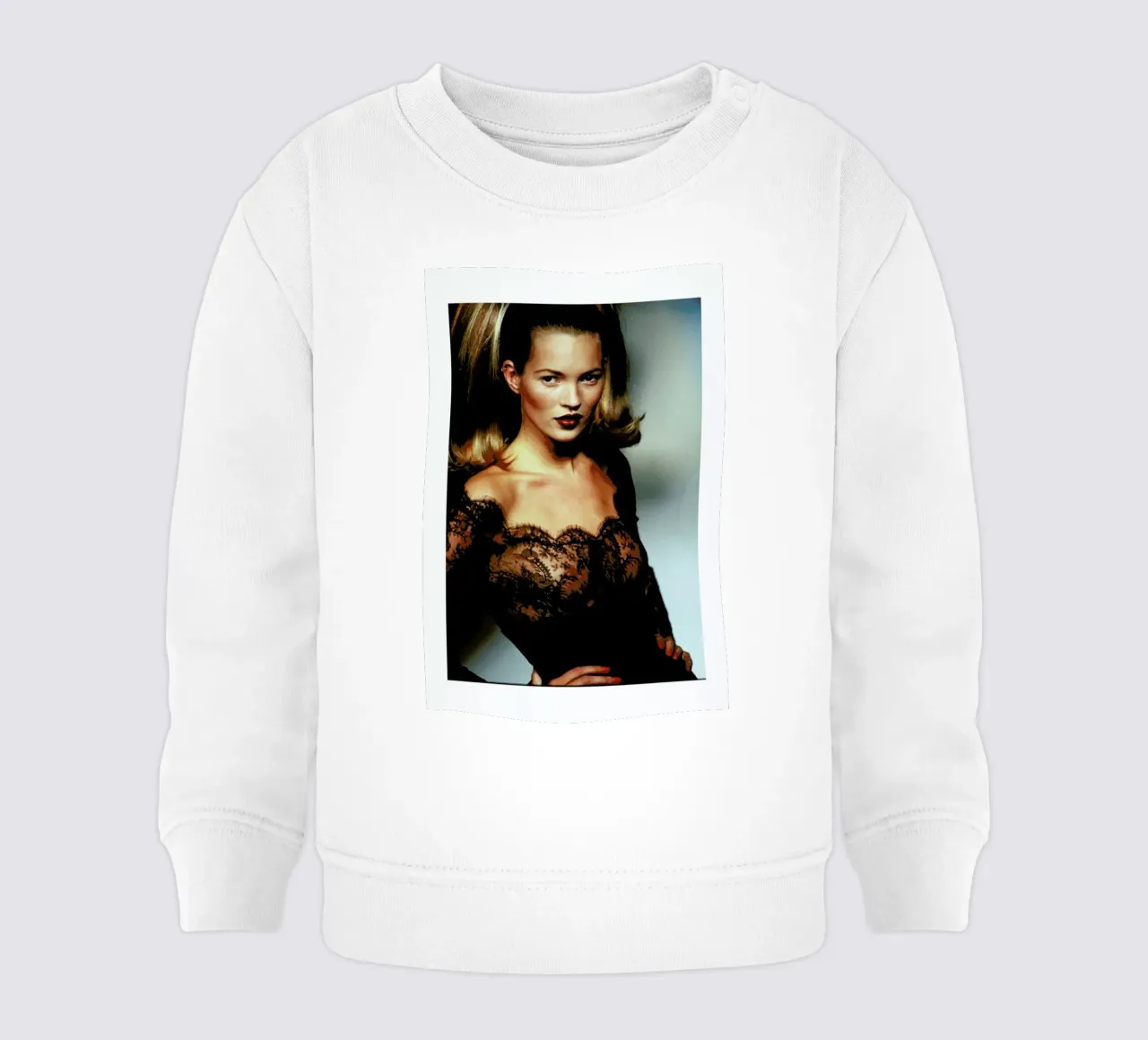Kate Moss felpa neonato da Gallery Print and Art Limited