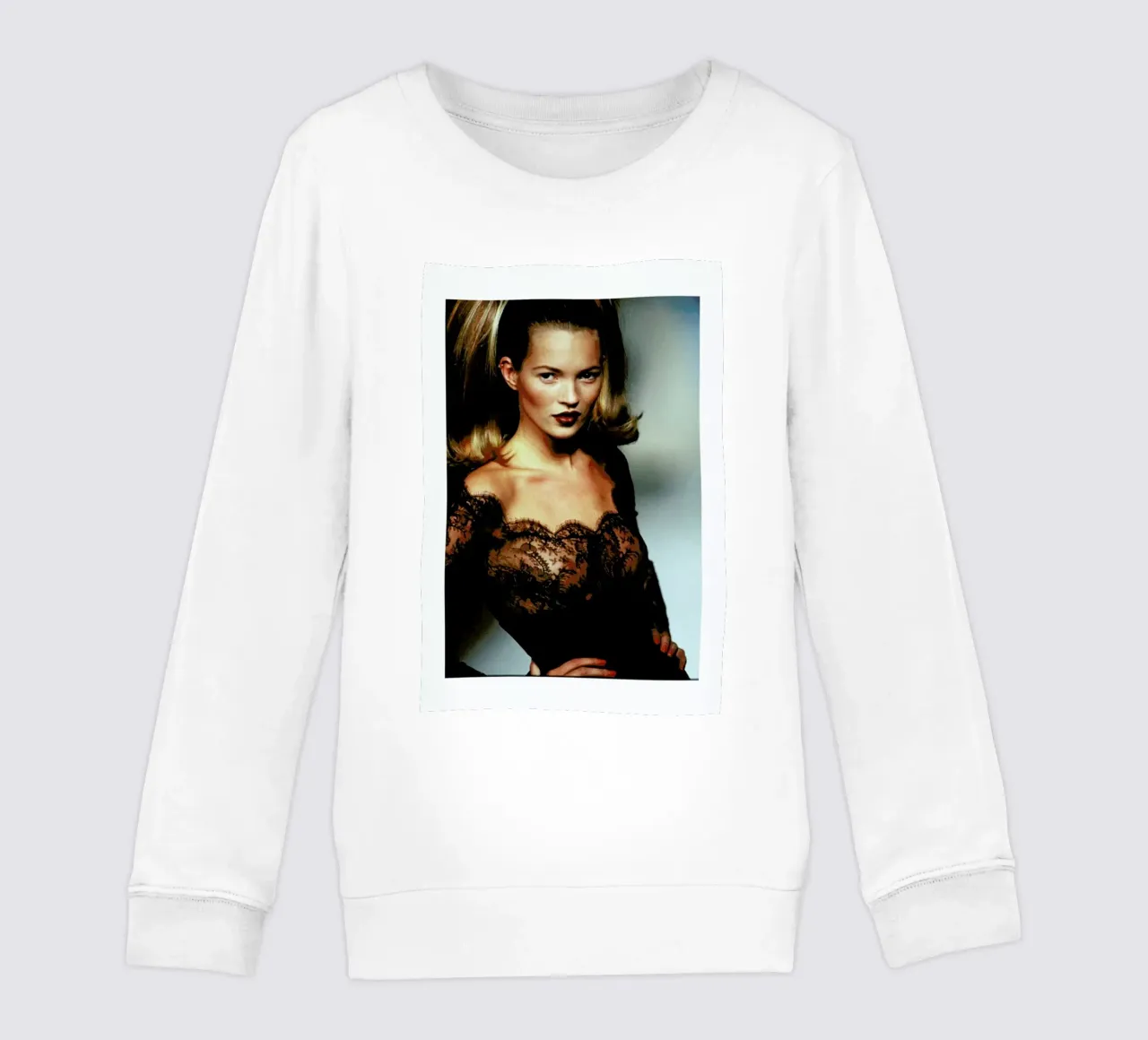 Kate Moss felpa bambino da Gallery Print and Art Limited