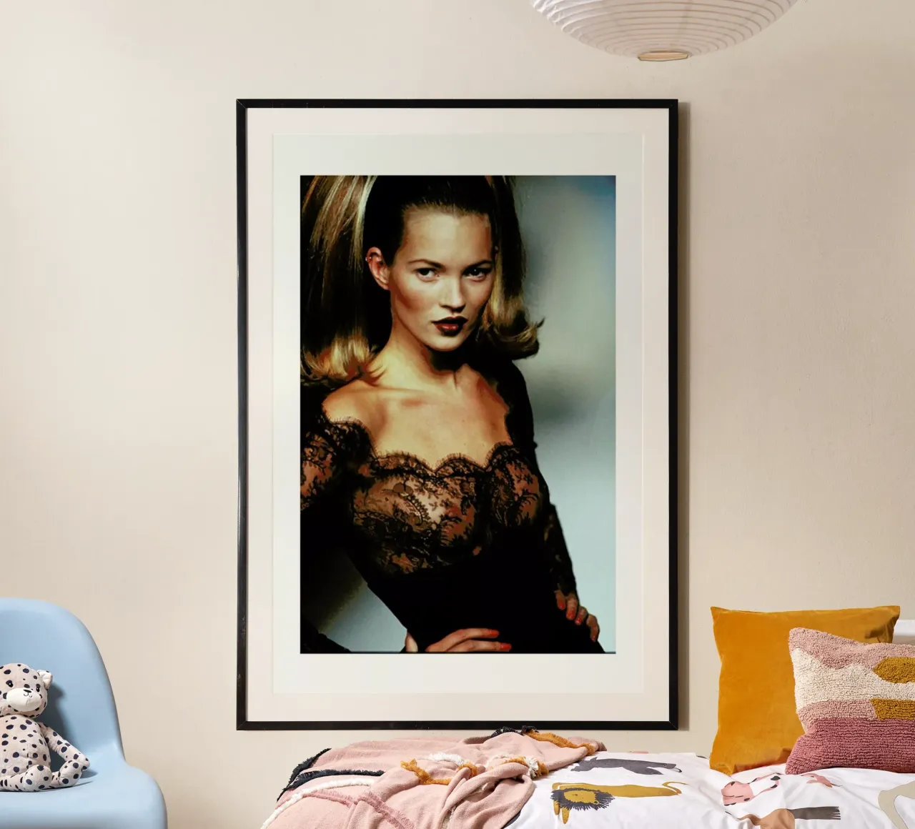 Kate Moss carta hahnemühle da Gallery Print and Art Limited