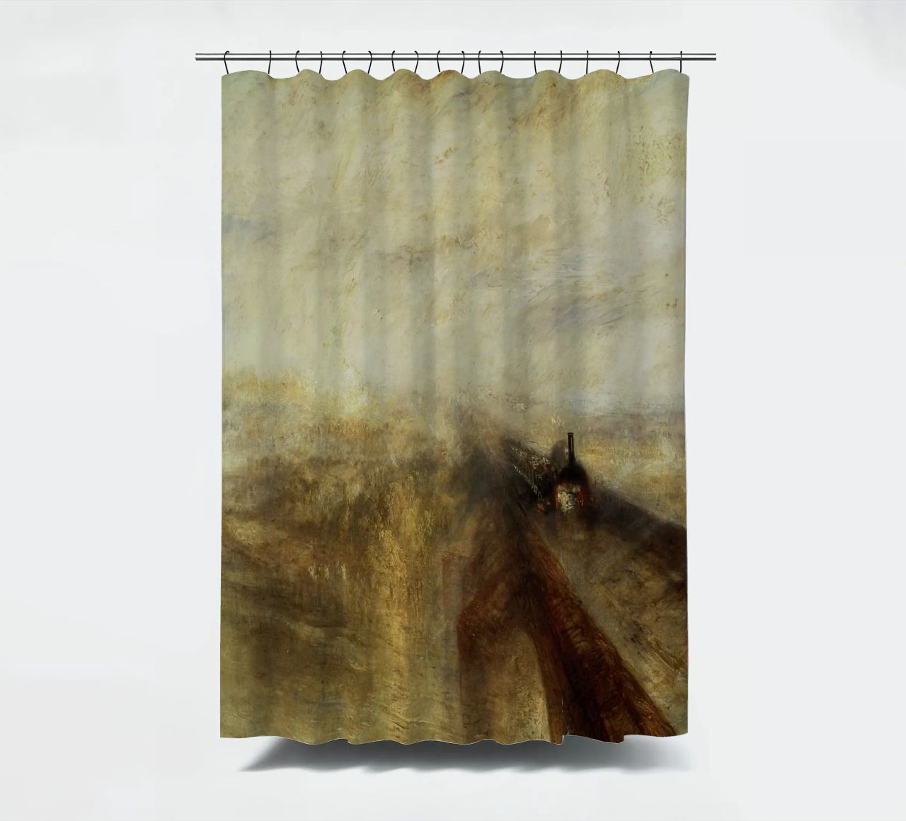 William Turner - Pluie, vapeur et vitesse rideau de douche de ARTOTHEK