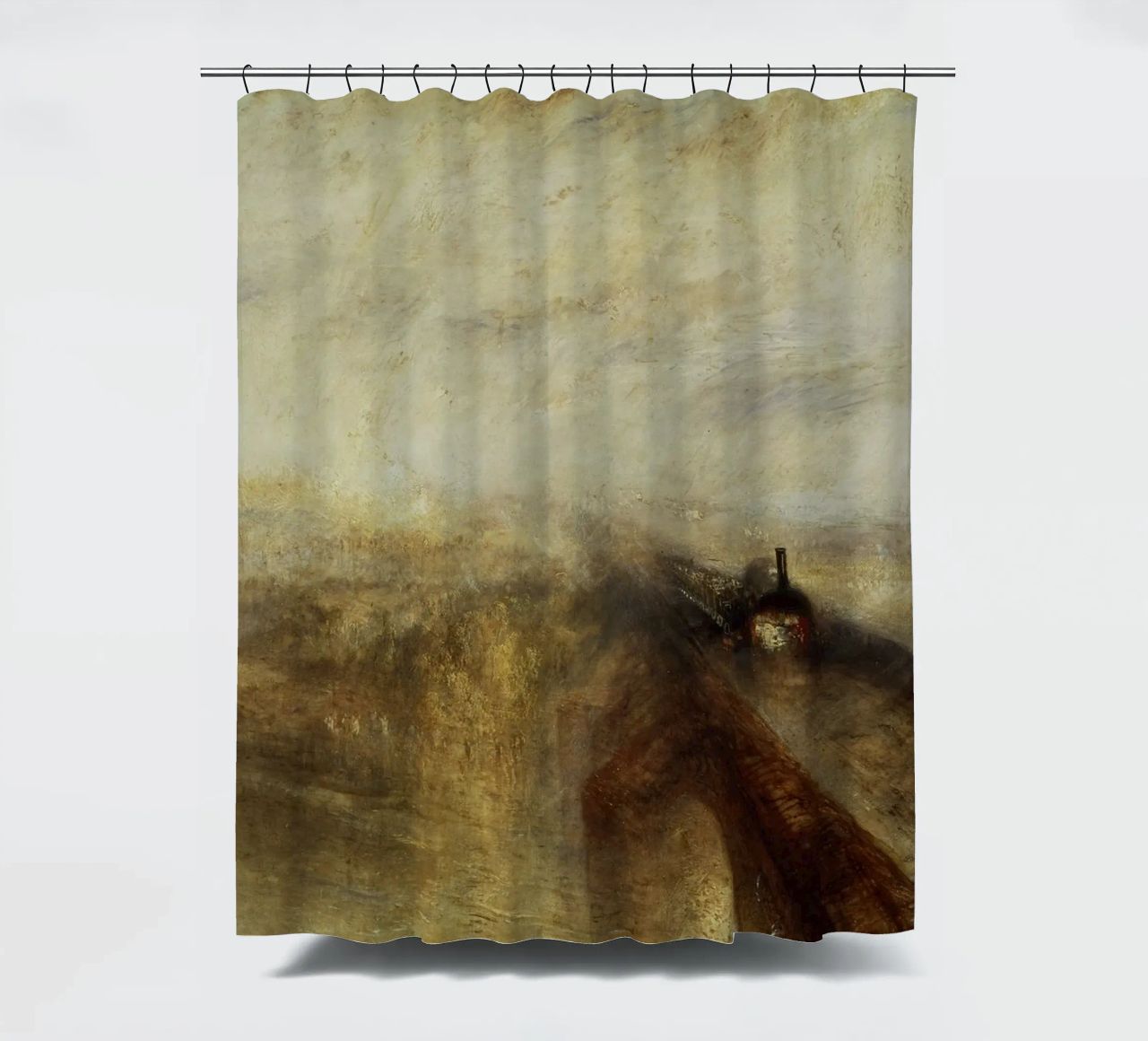 William Turner - Pluie, vapeur et vitesse rideau de douche de ARTOTHEK