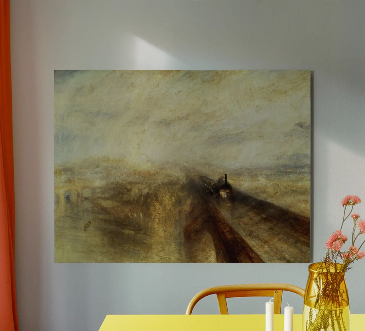 William Turner - Pioggia, vapore e velocità alluminio dibond da ARTOTHEK