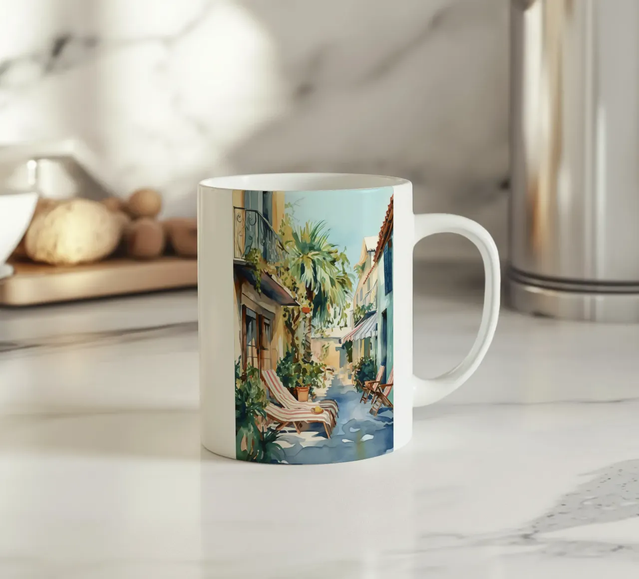 Boho Bella Vita 20 Vacation 2 tazza in ceramica da Boho Print Collection