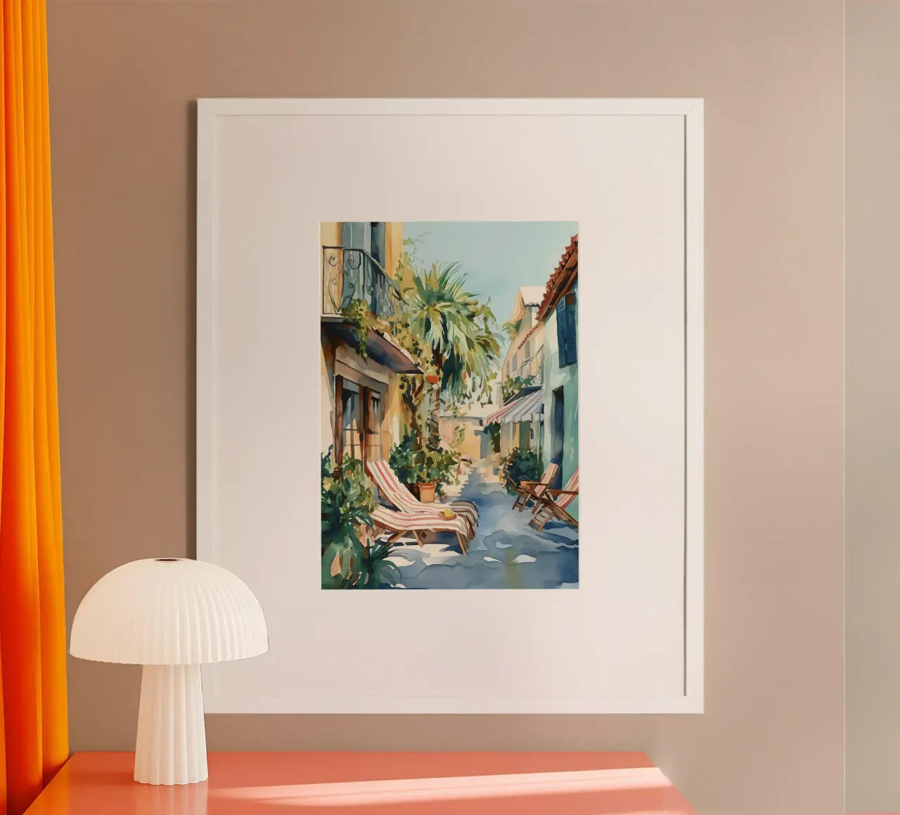 Boho Bella Vita 20 Vacation 2 poster con telaio in plastica da Boho Print Collection