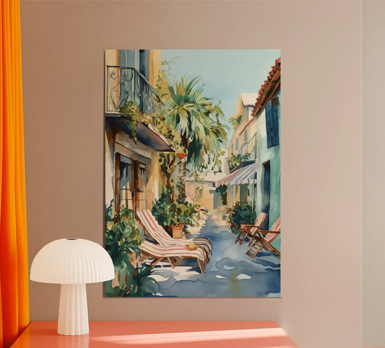 Boho Bella Vita 20 Vacation 2 poster con telaio in plastica da Boho Print Collection