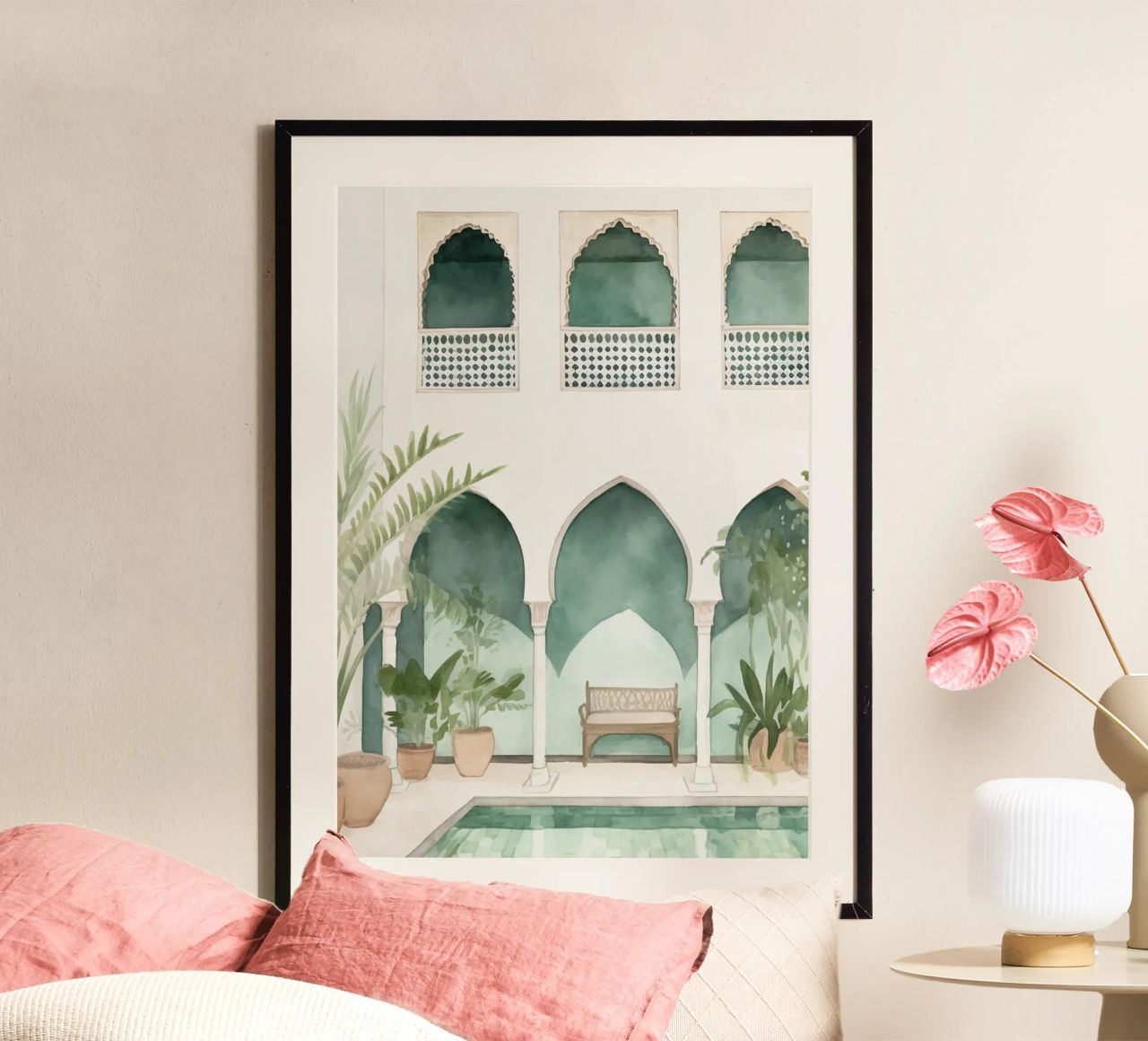 Boho Bella Vita 20 Vacation 3 poster by Boho Print Collection