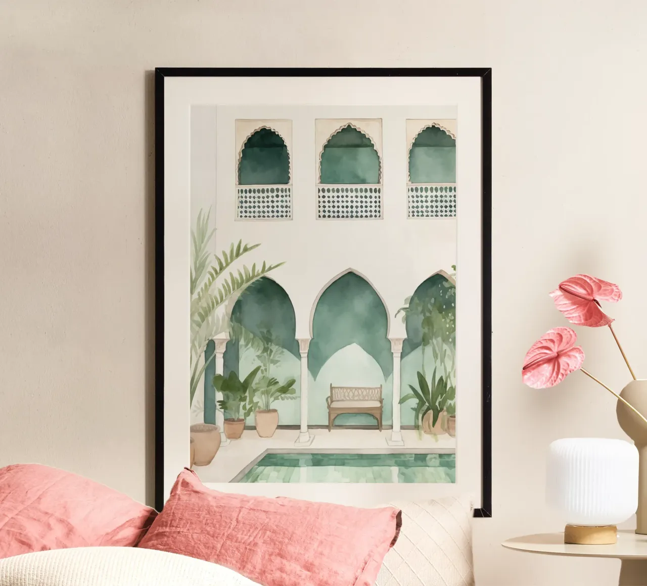 Boho Bella Vita 20 Vacation 3 poster by Boho Print Collection