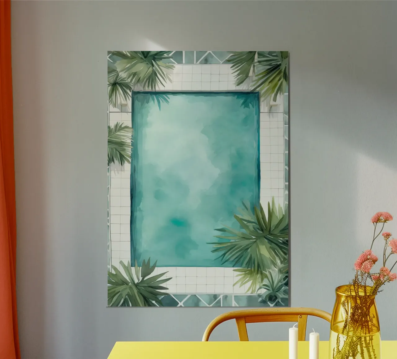 Boho Bella Vita 20 Vacation 4 poster con telaio in plastica da Boho Print Collection