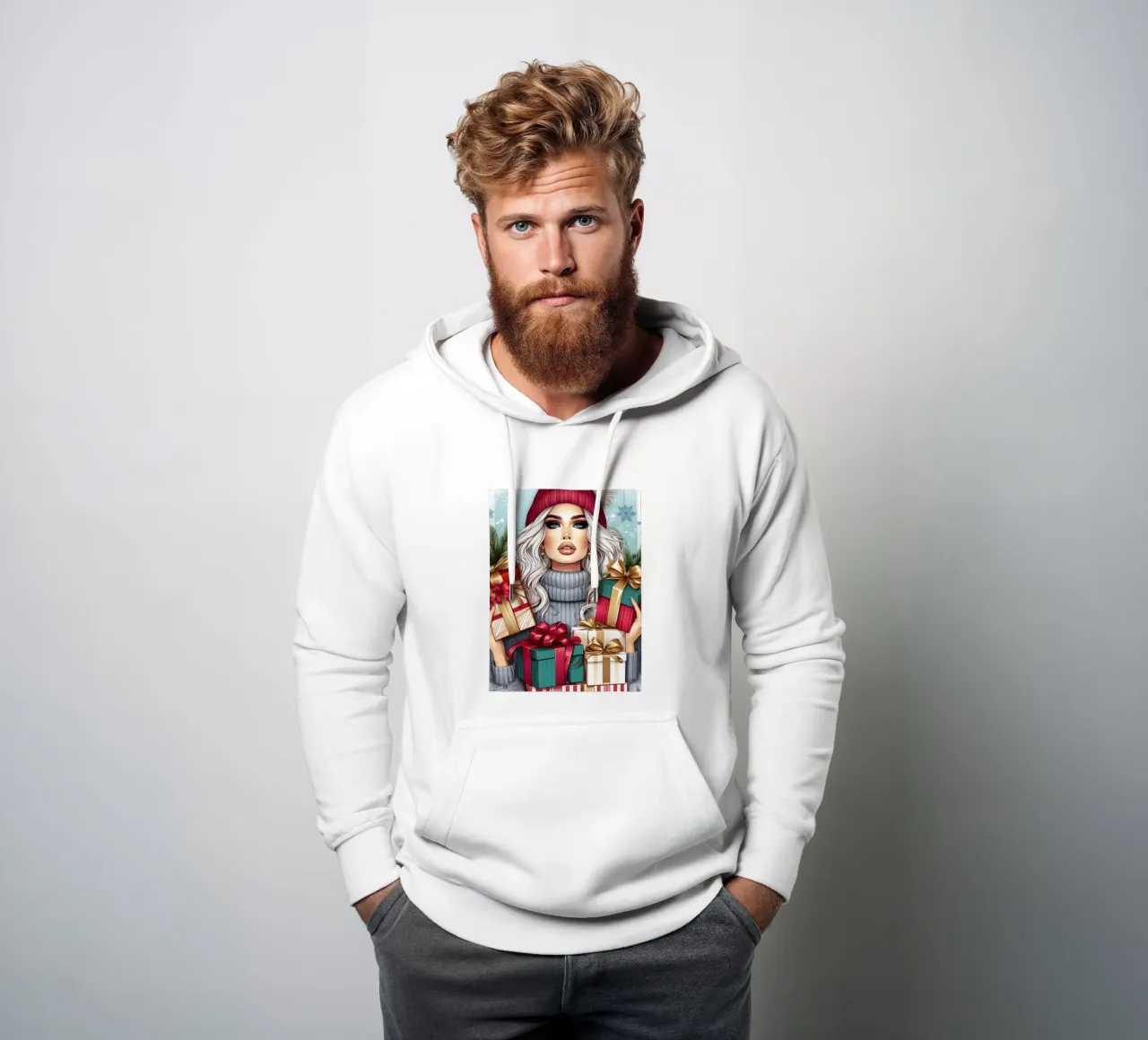 REGALOS Y OBSEQUIOS DE NAVIDAD sudadera con capucha de ARTOMATIC