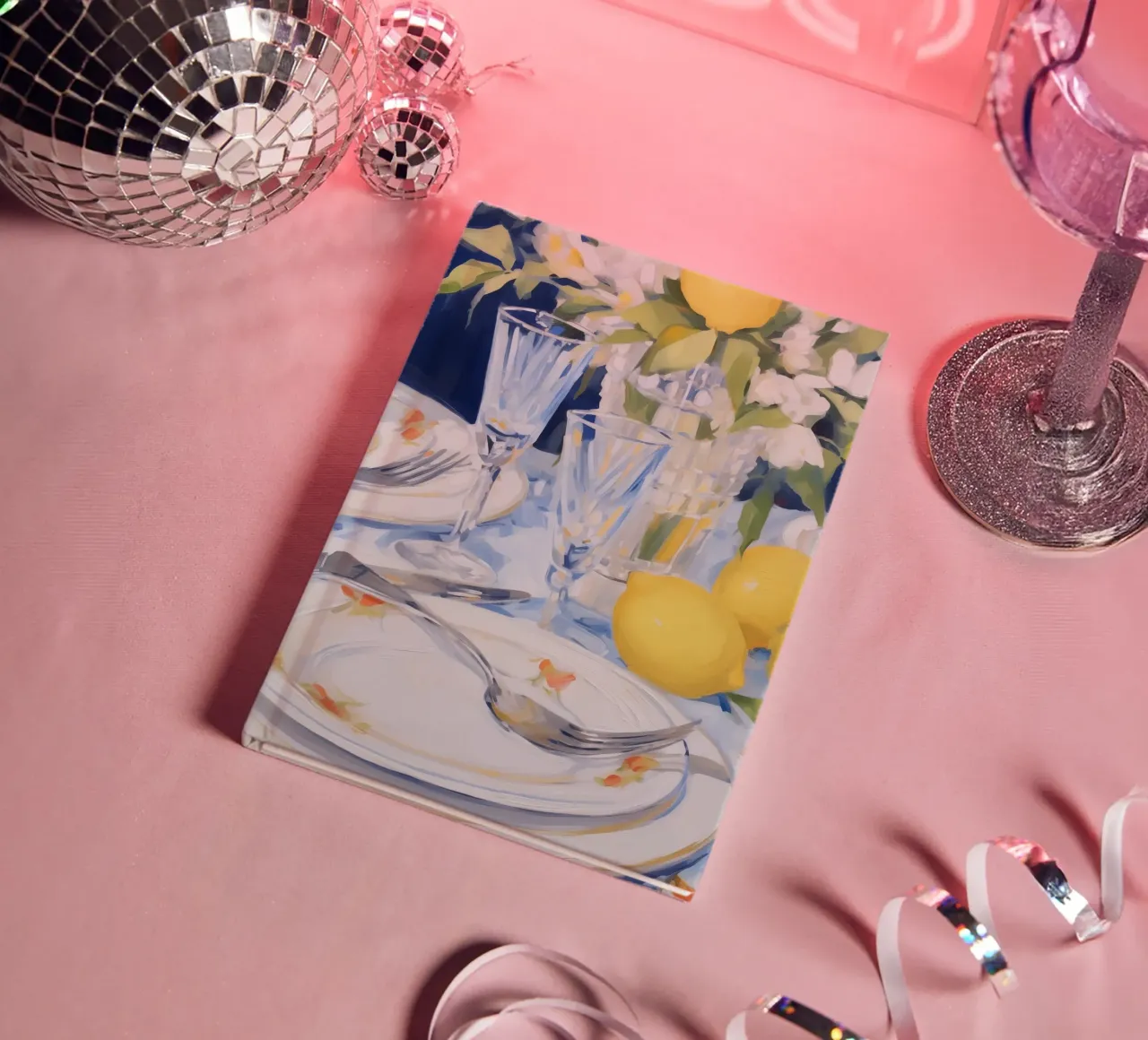 Boho Bella Vita 21 Lemons 2 notebook by Boho Print Collection